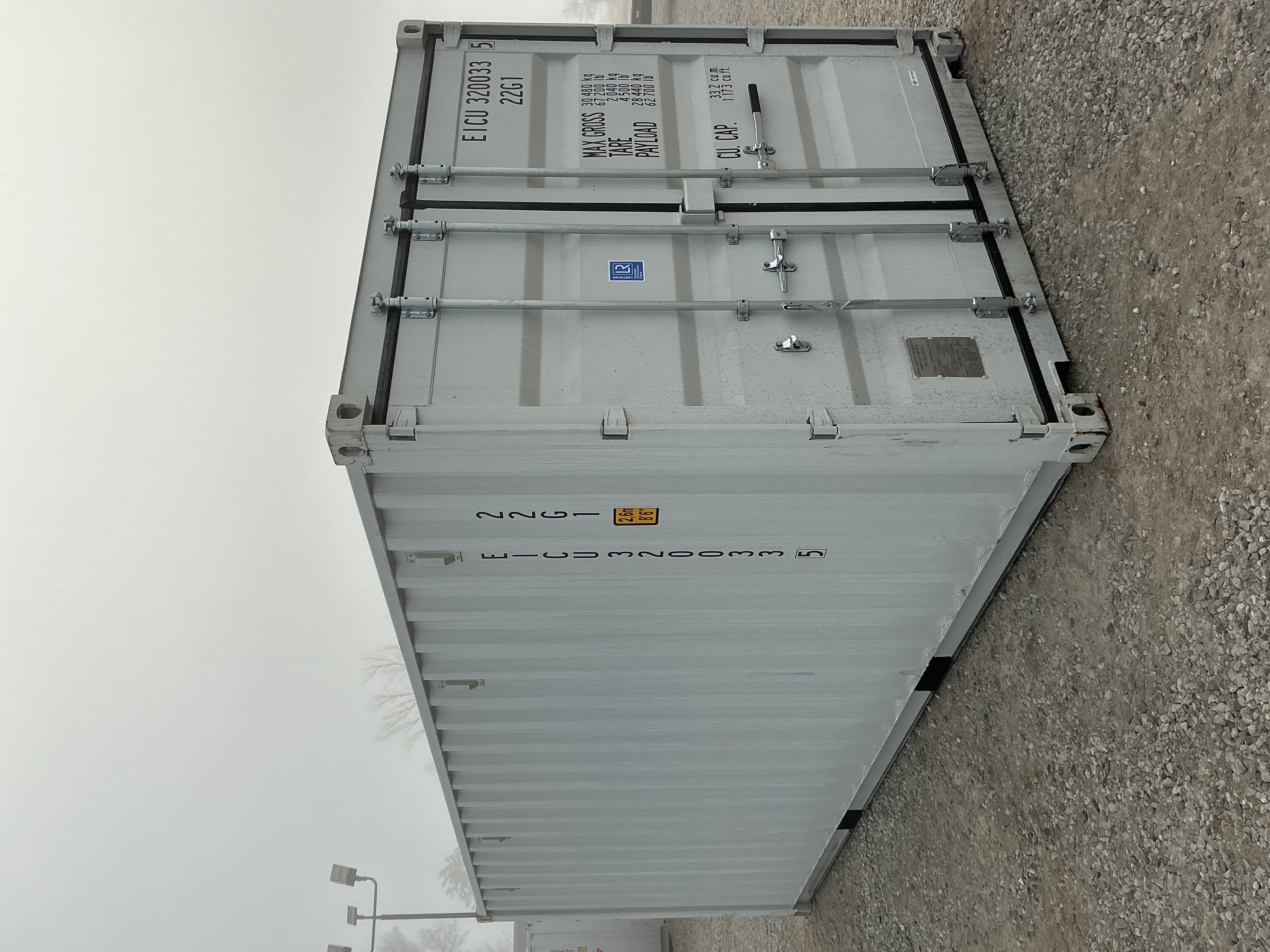 Front corner view of the product