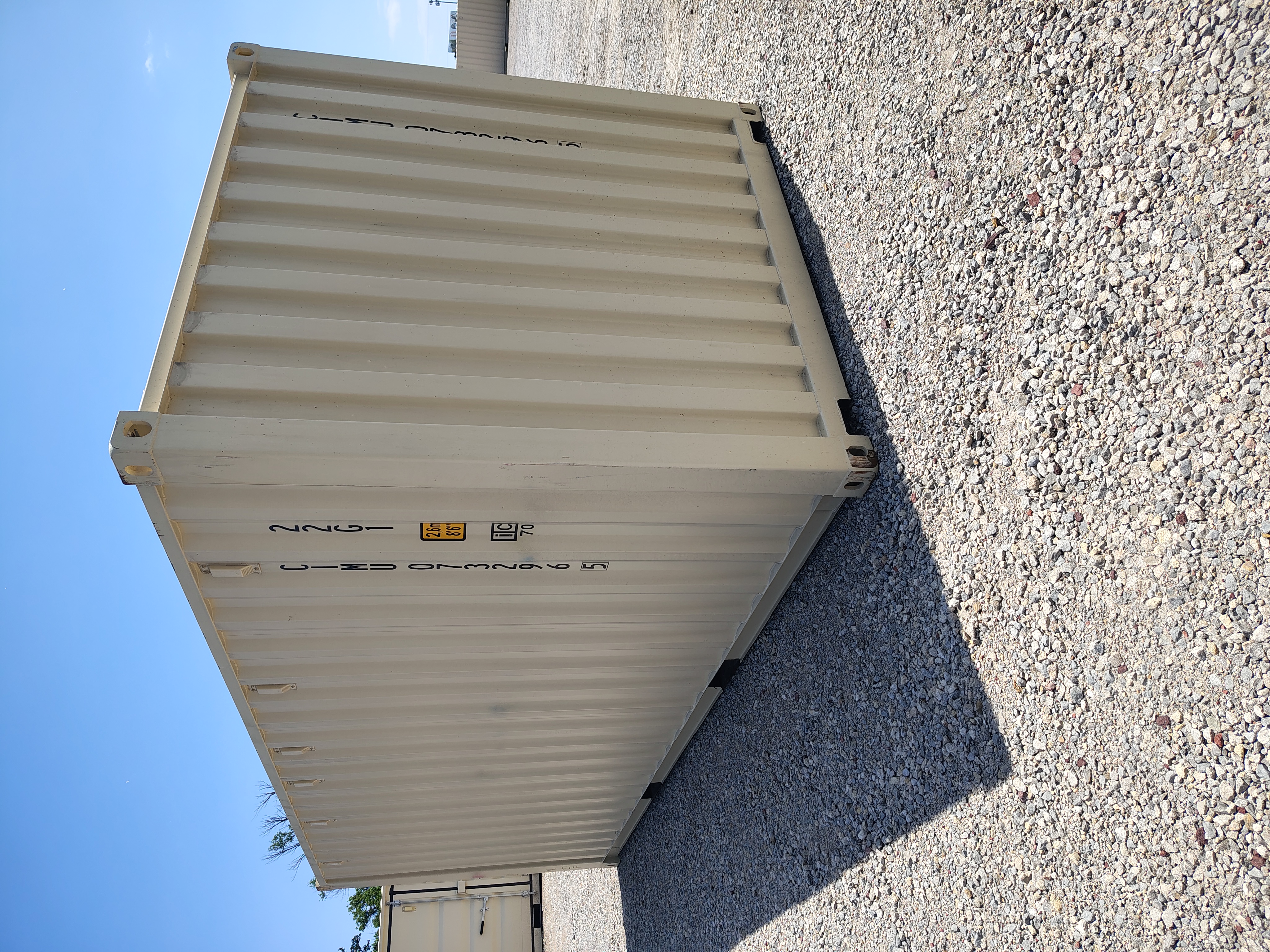 Rear corner view of the product