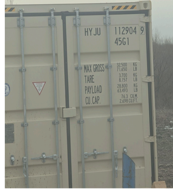 Front corner view of the product