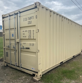 Front corner view of the product