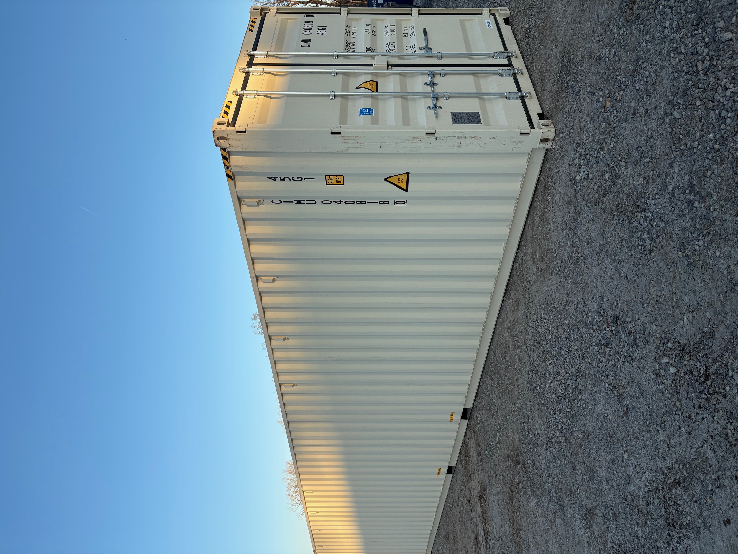 Front corner view of the product