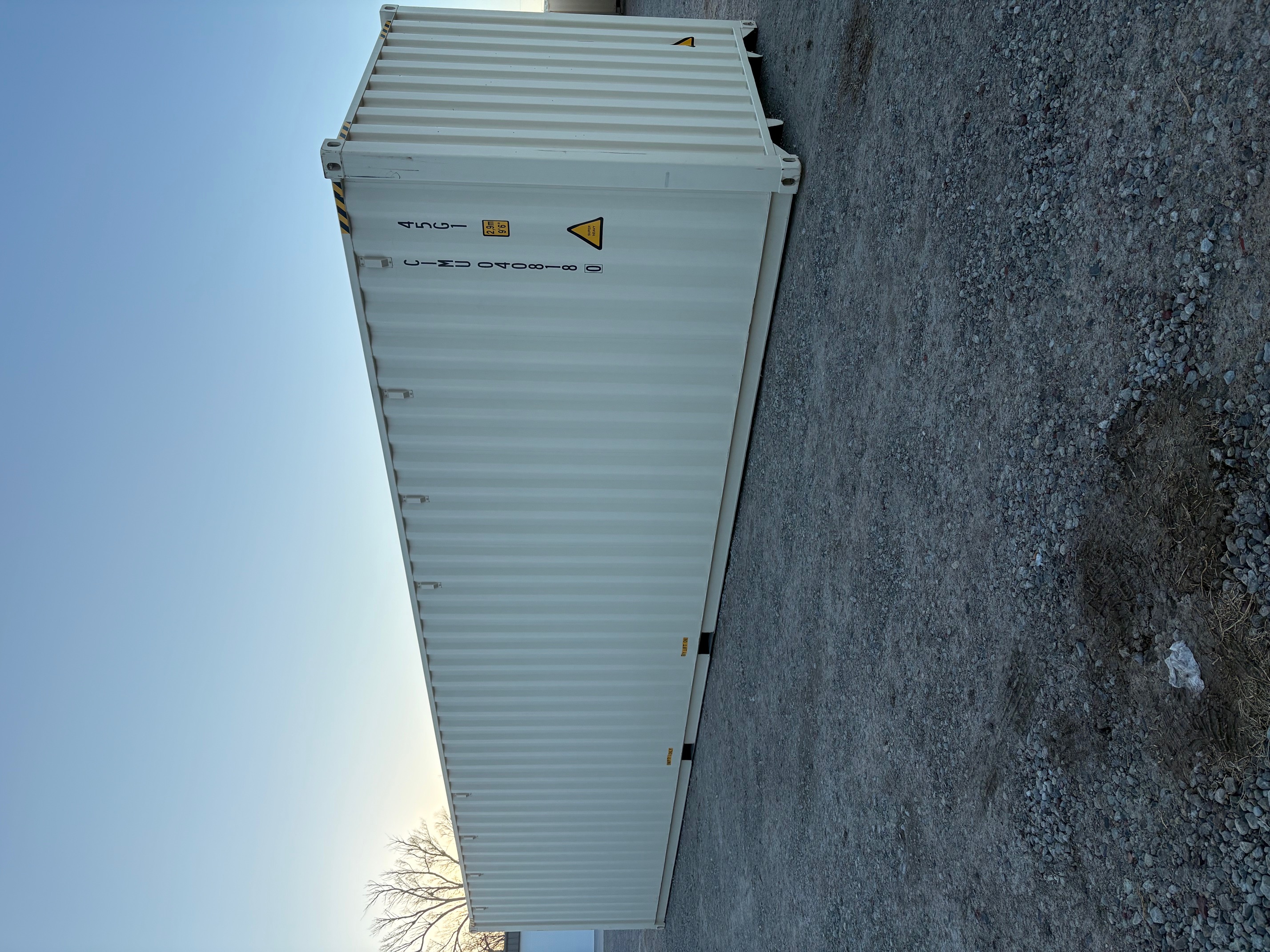 Rear corner view of the product