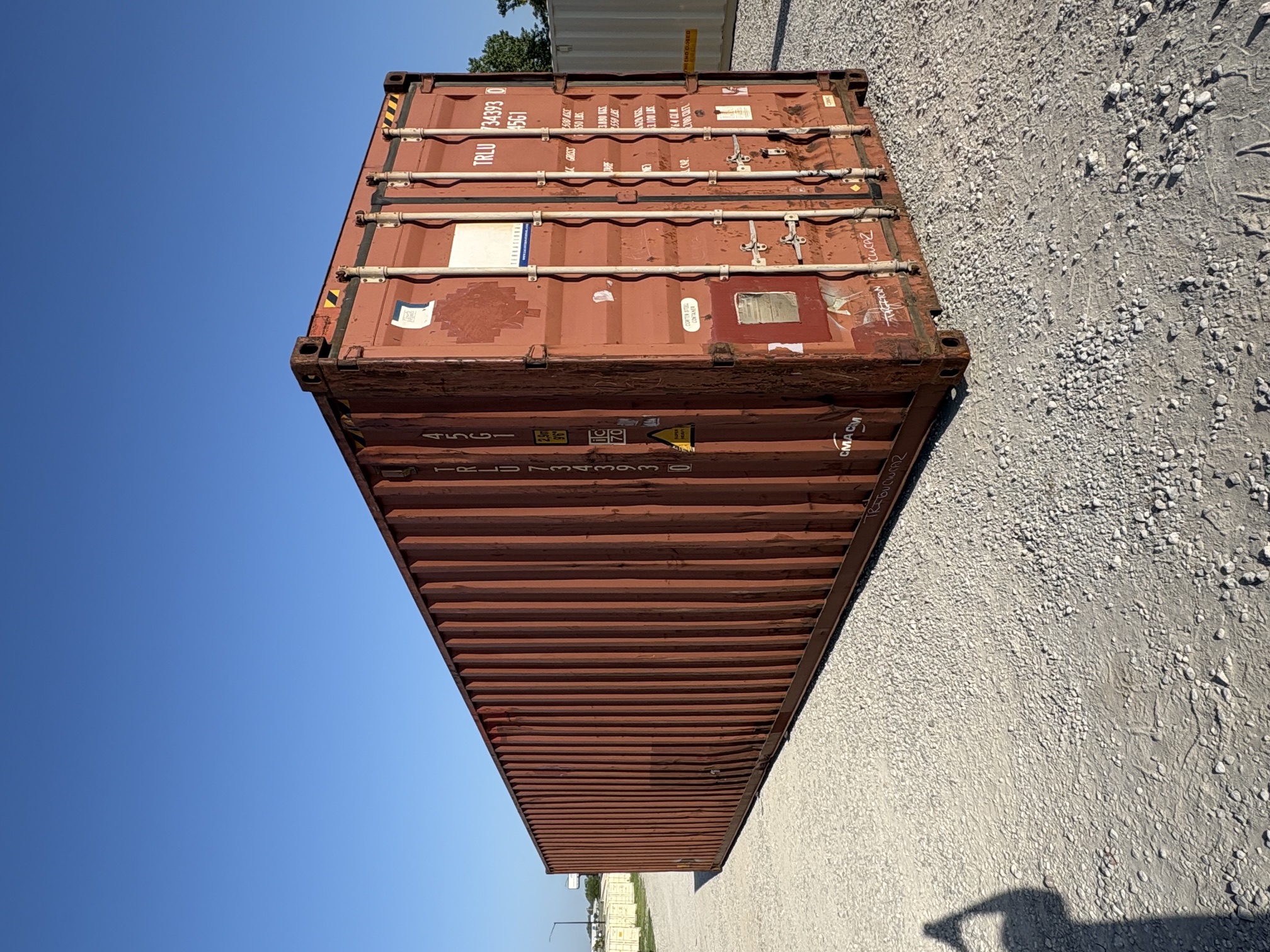 Front corner view of the product