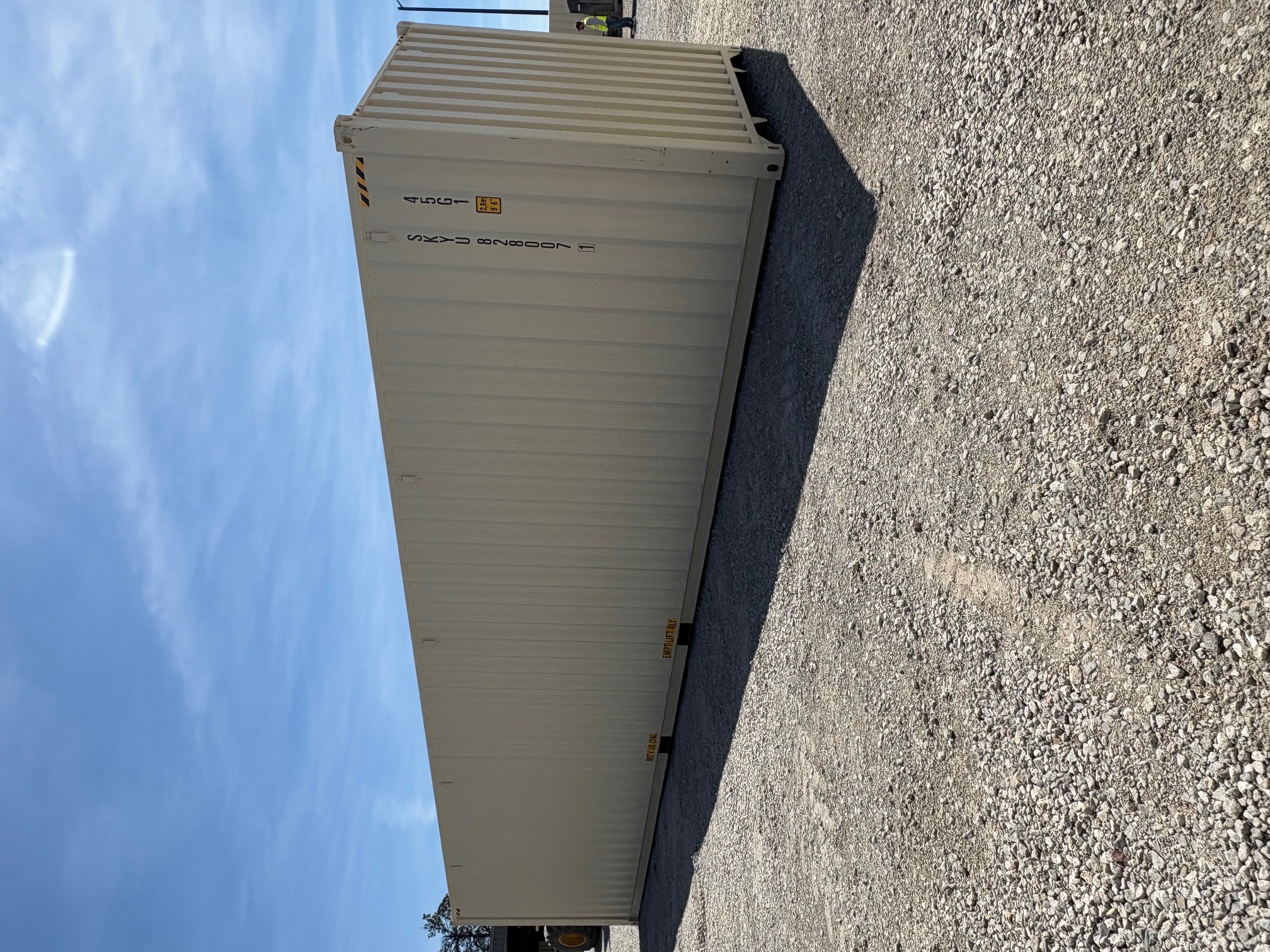 Rear corner view of the product