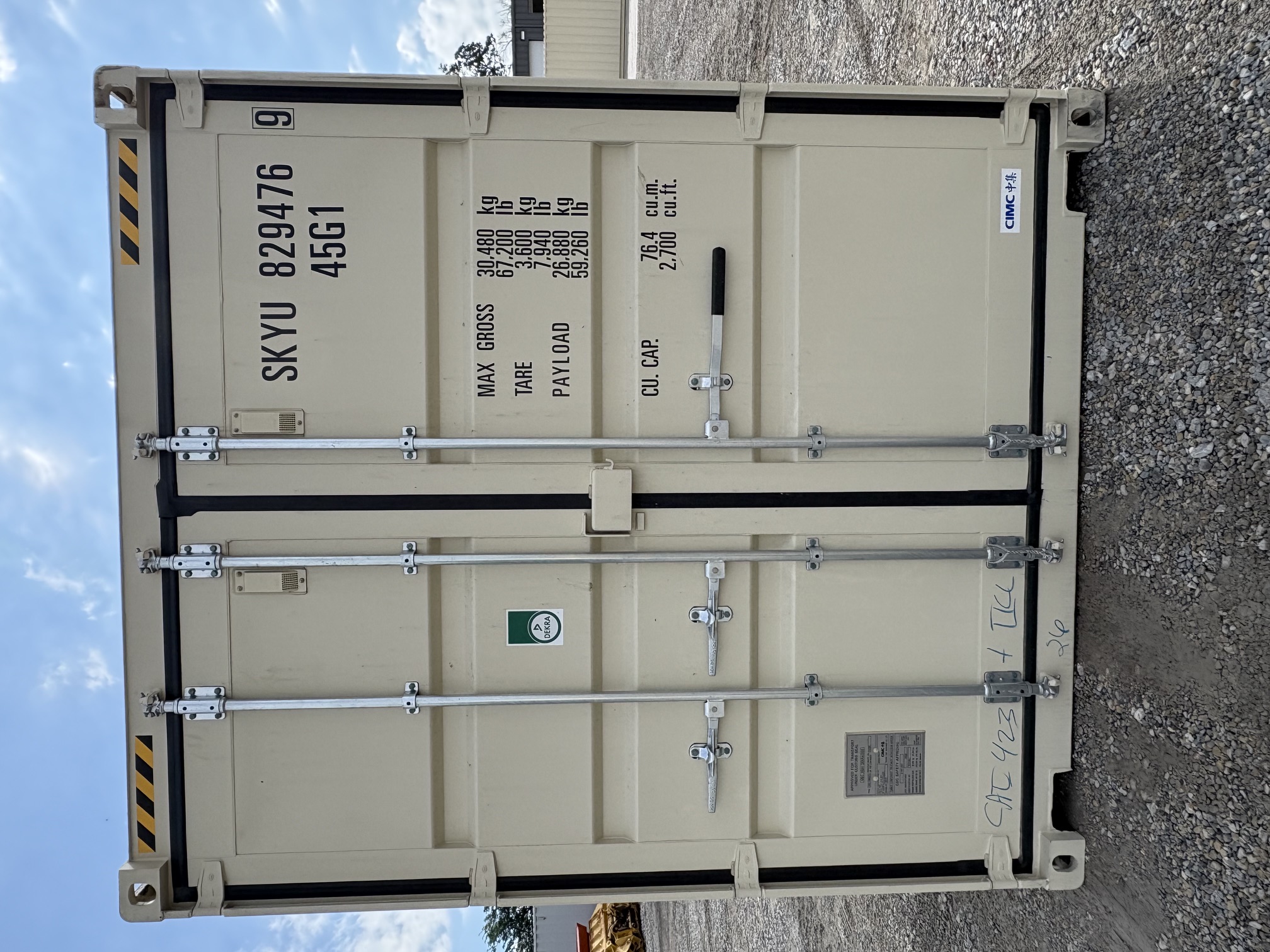 Front view of the product
