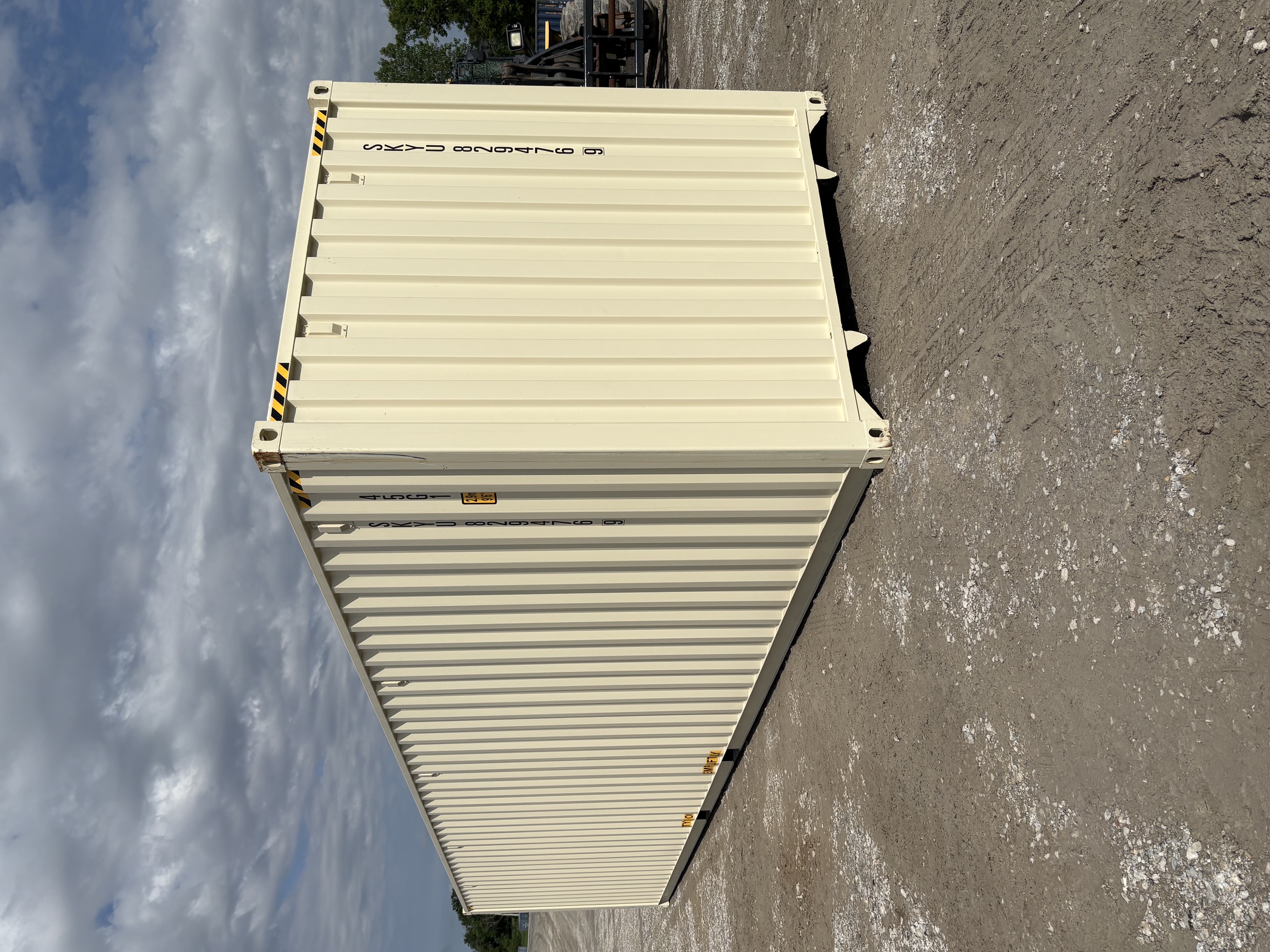 Rear corner view of the product