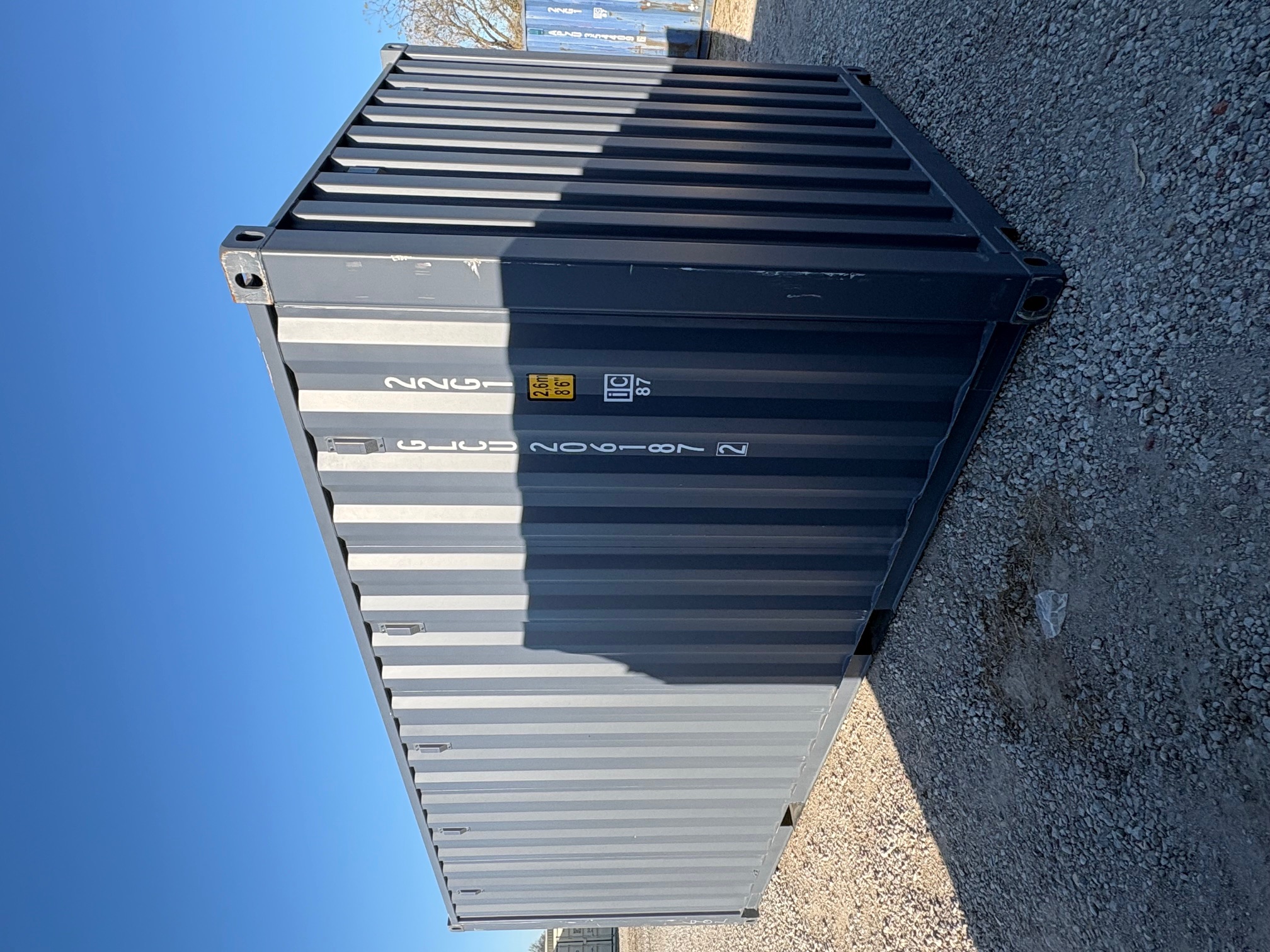 Rear corner view of the product