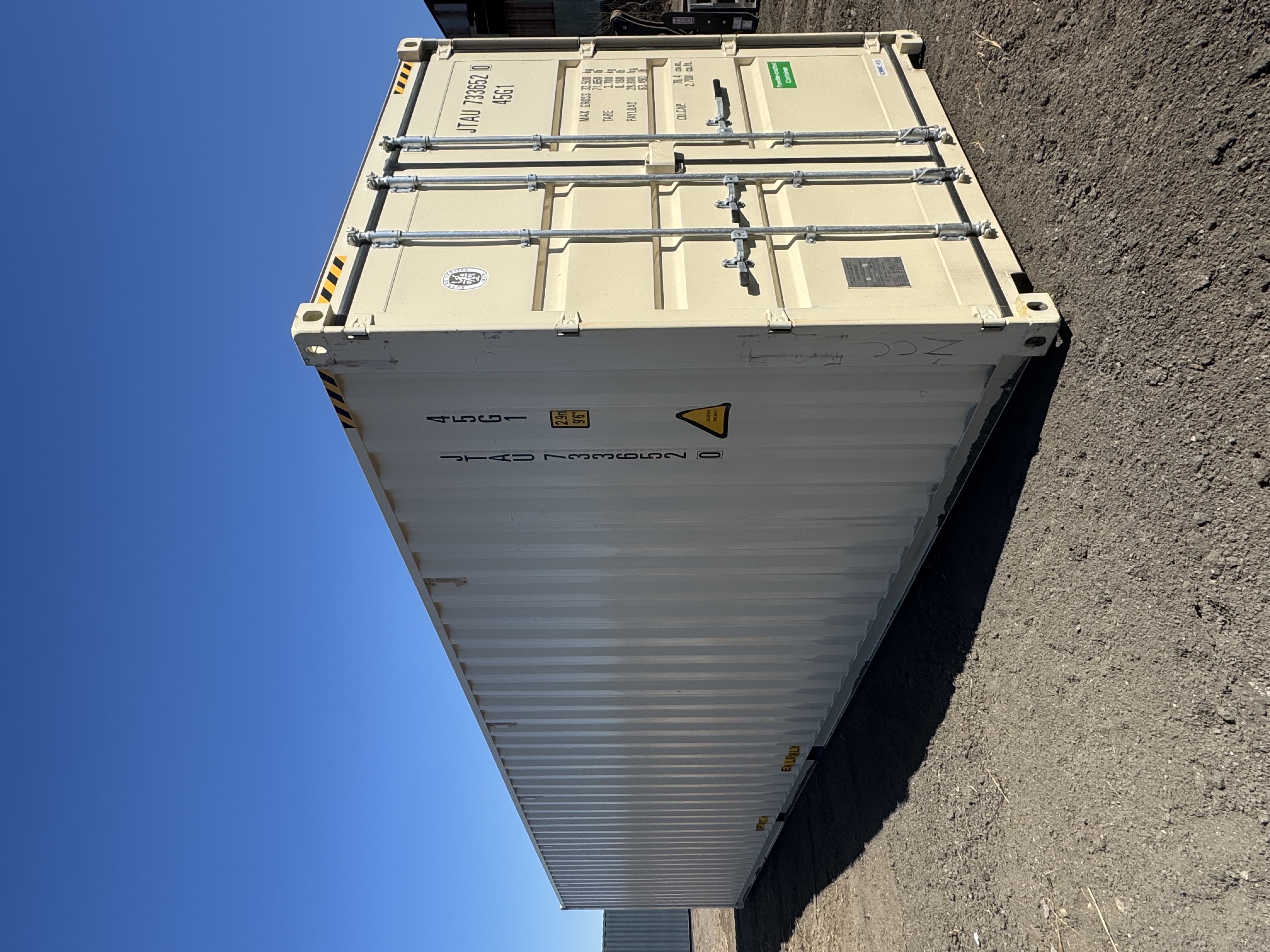 Front corner view of the product