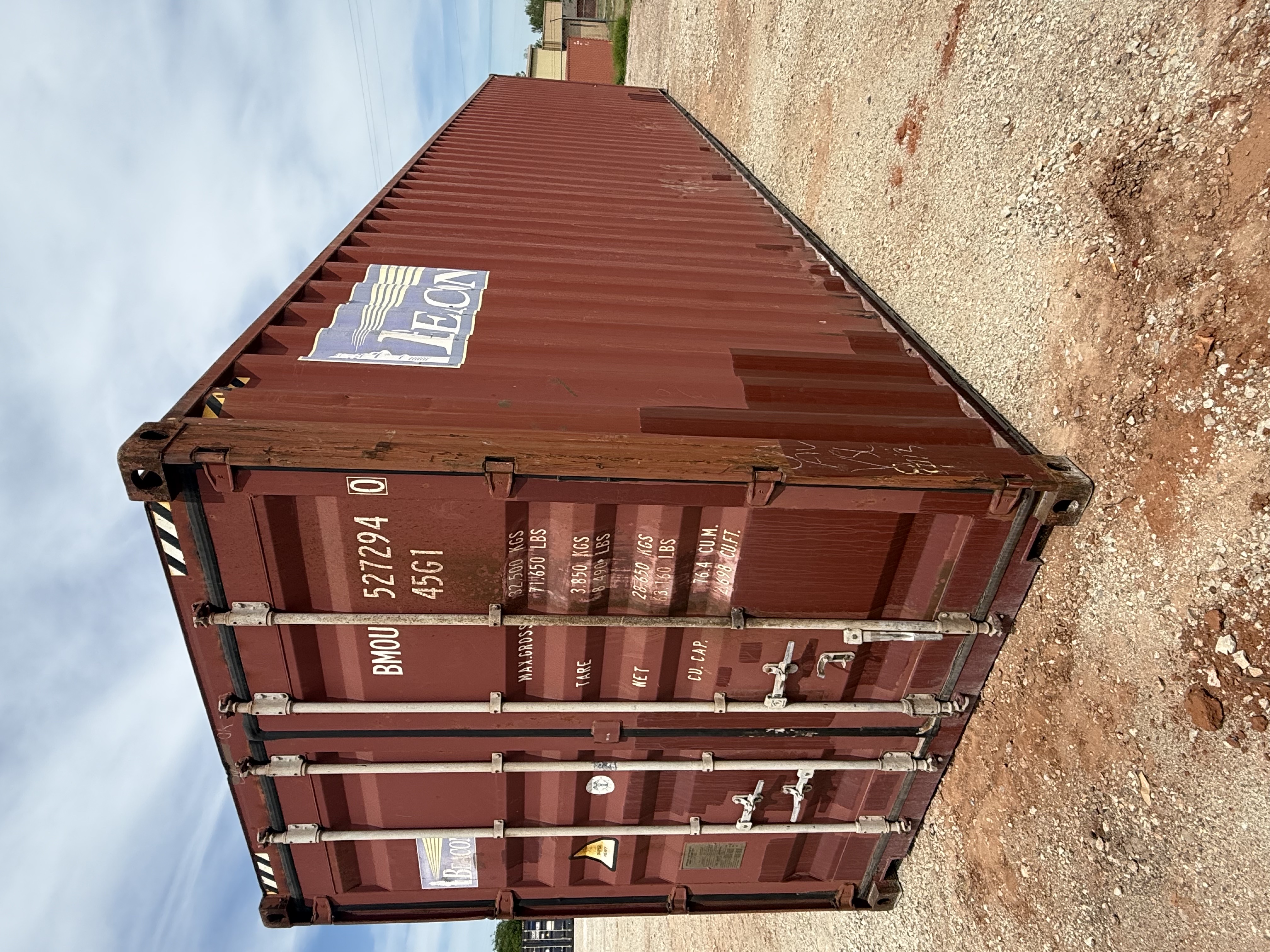 Front corner view of the product