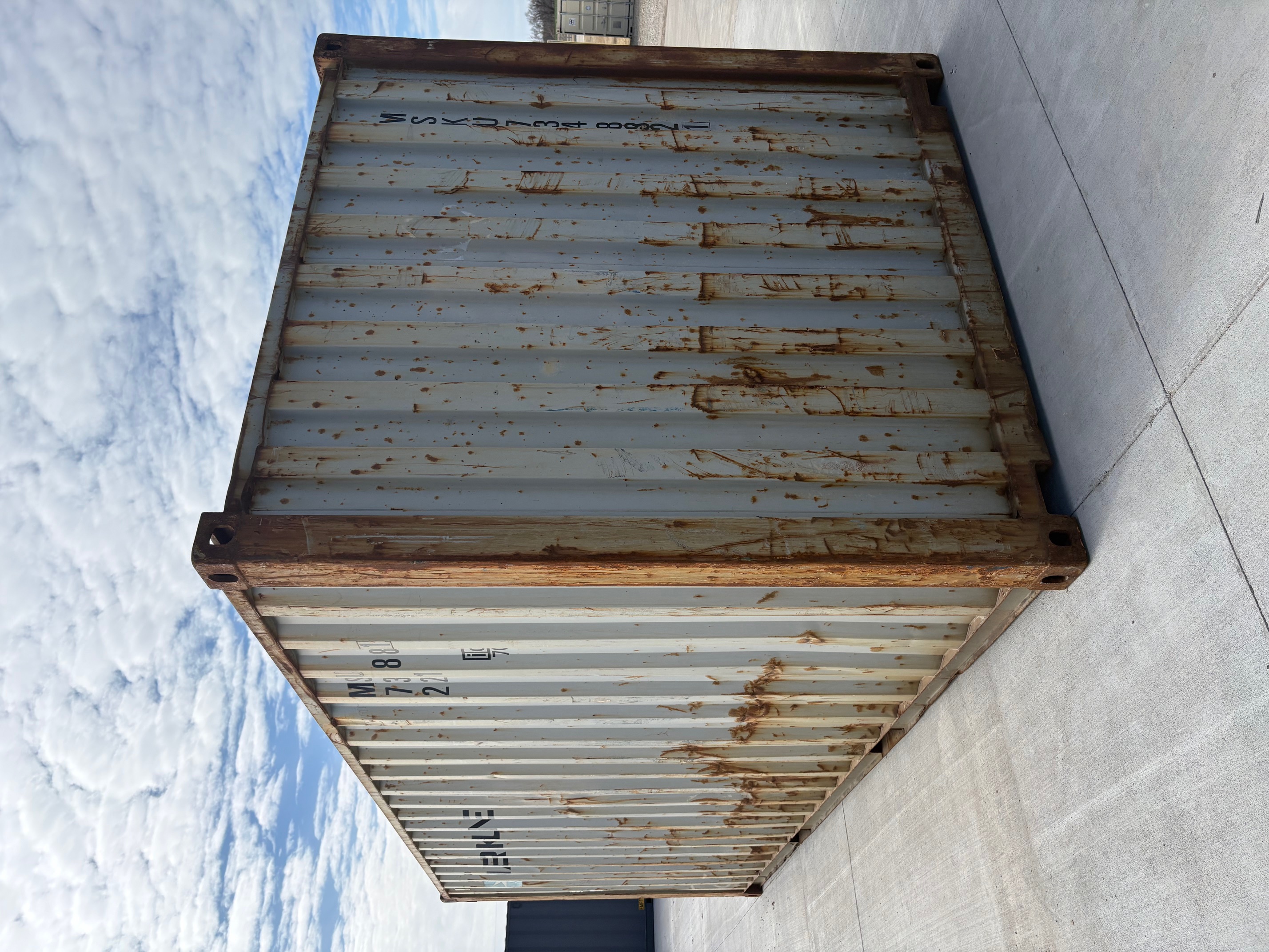 Rear corner view of the product