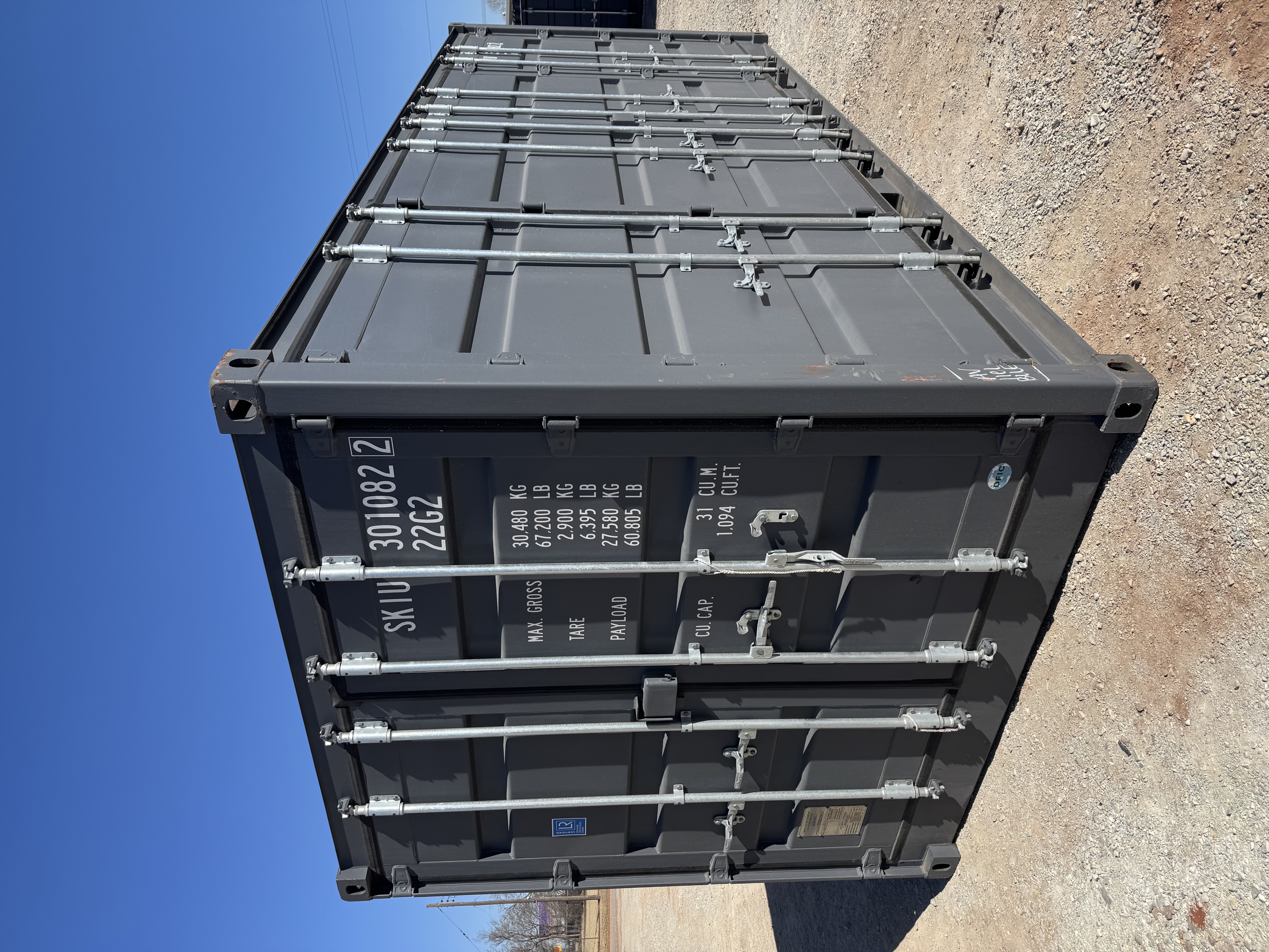 Front corner view of the product