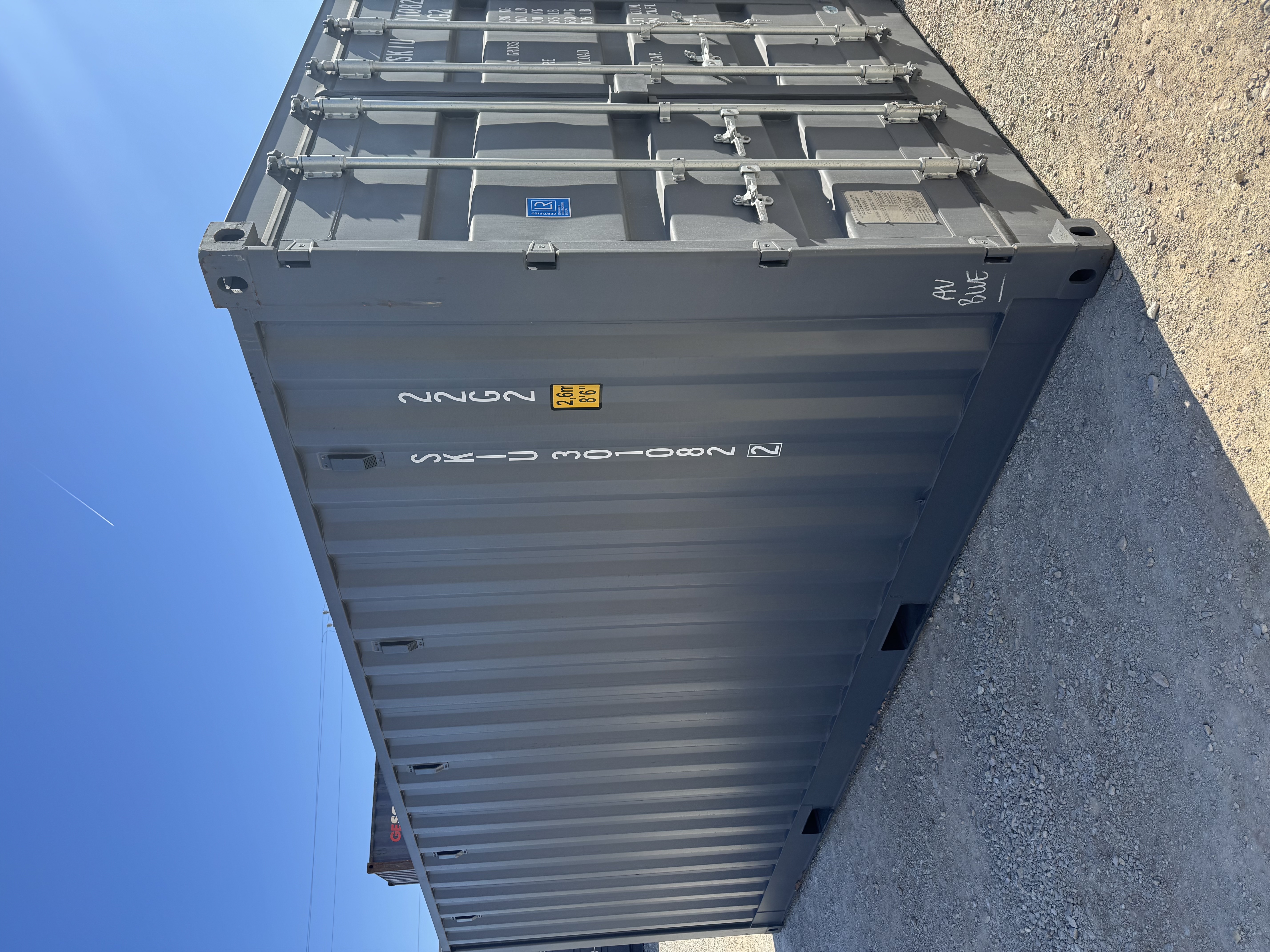 Rear corner view of the product