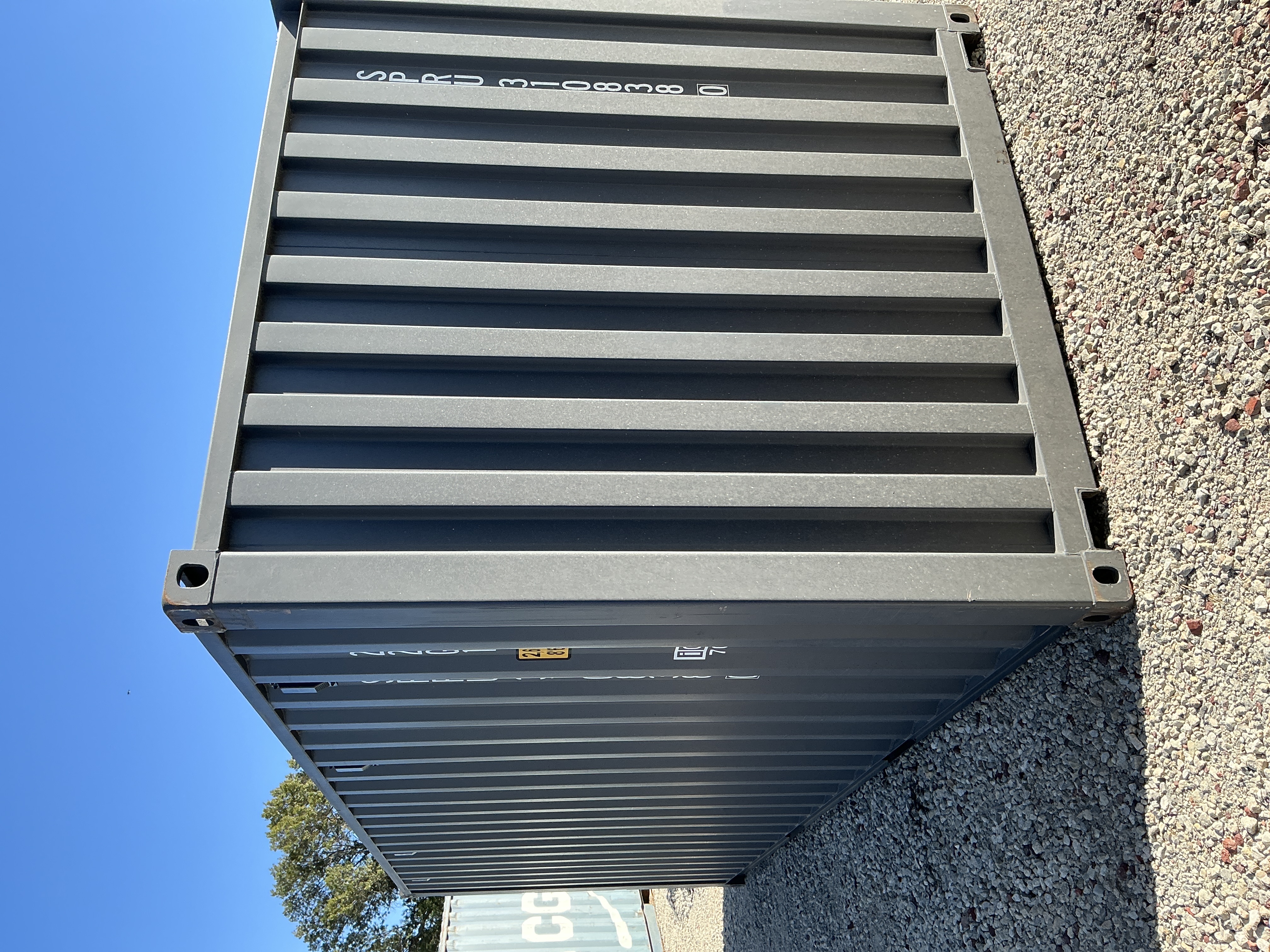 Rear corner view of the product