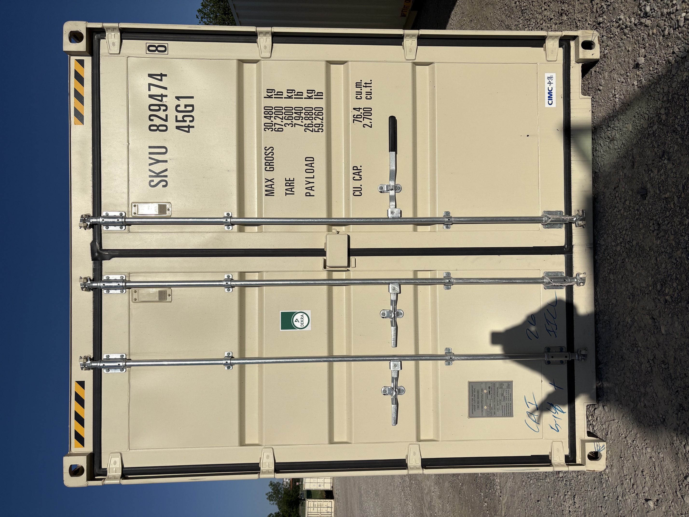 Front view of the product