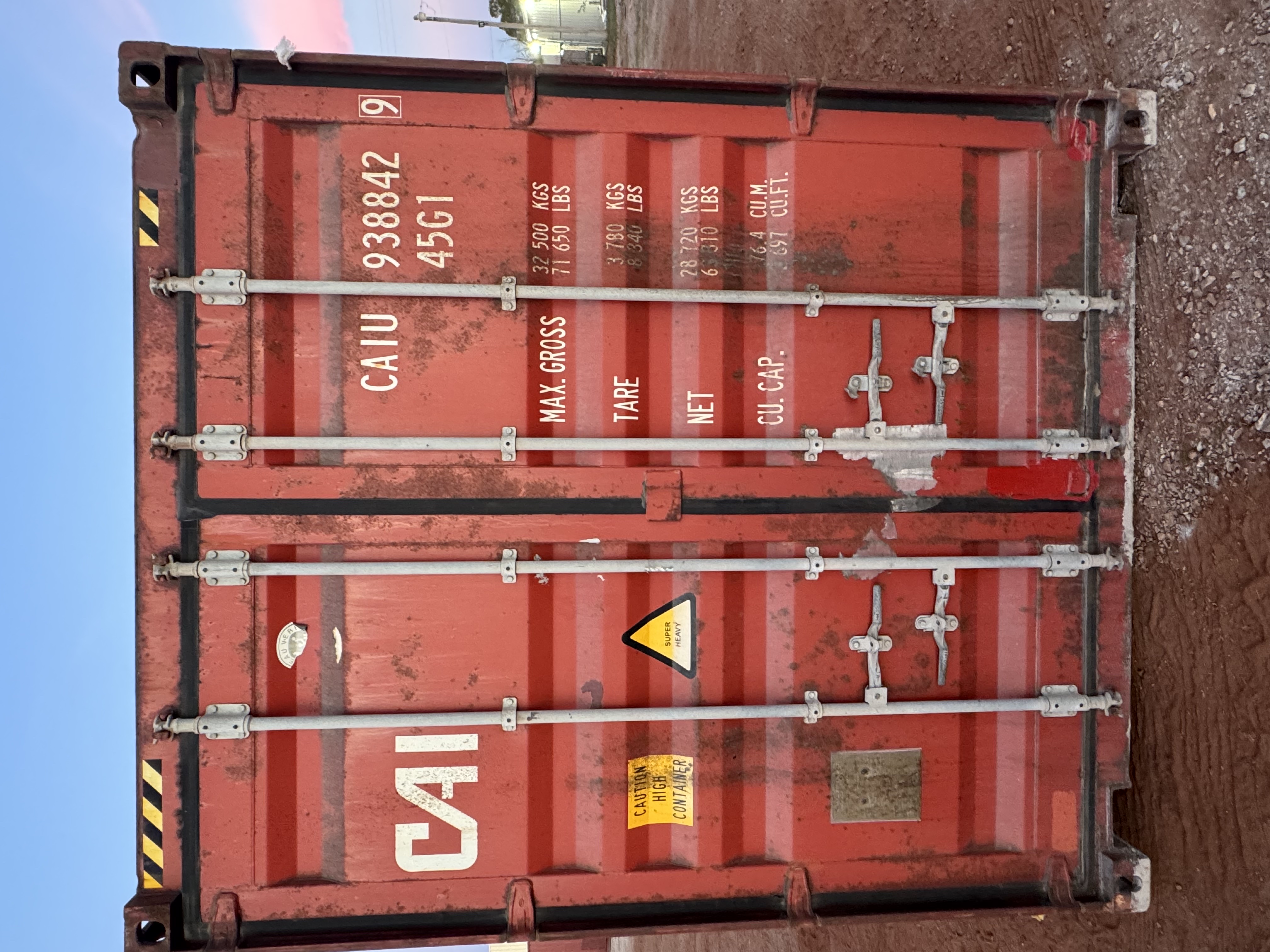 Front corner view of the product