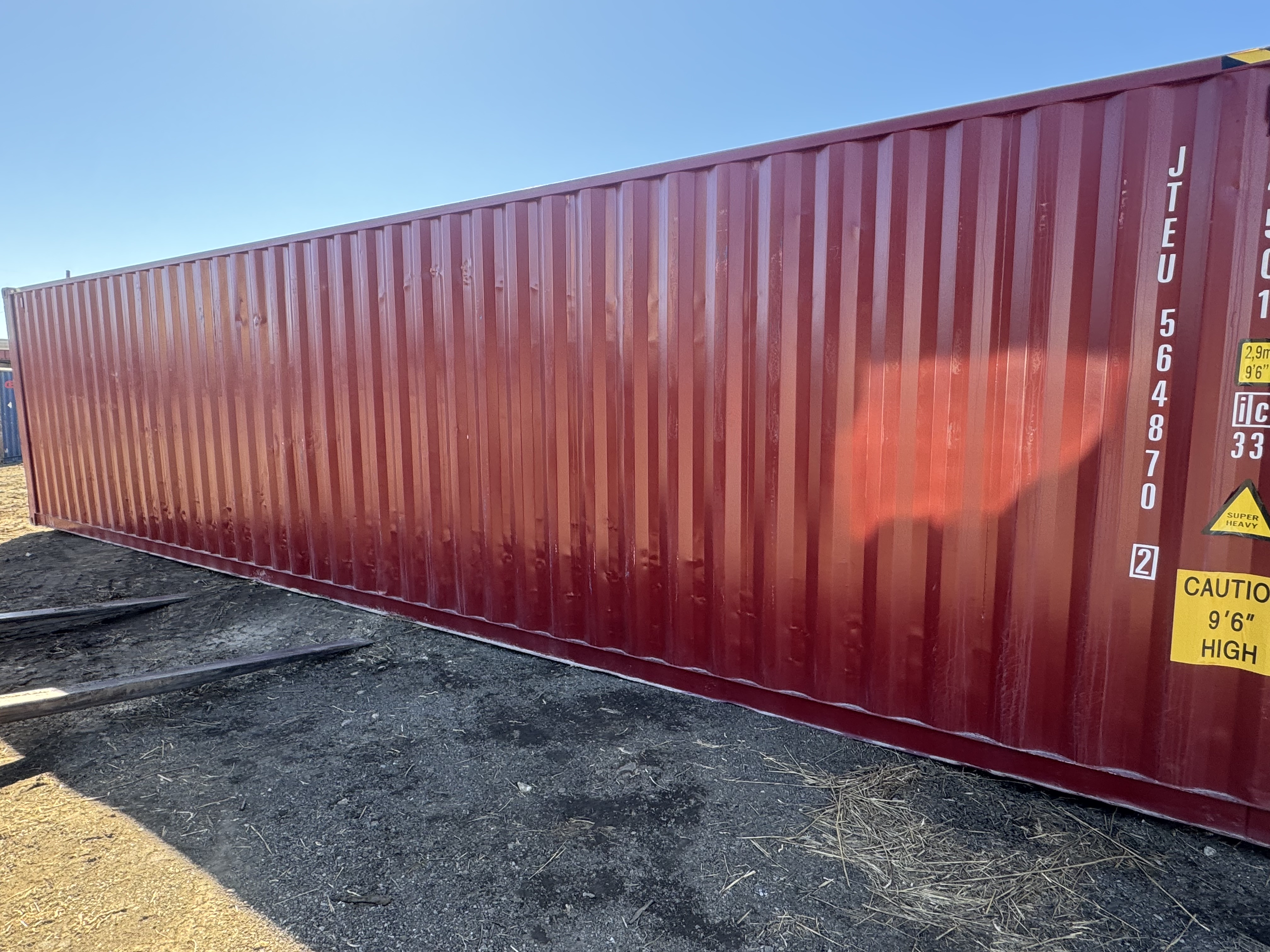 Rear corner view of the product