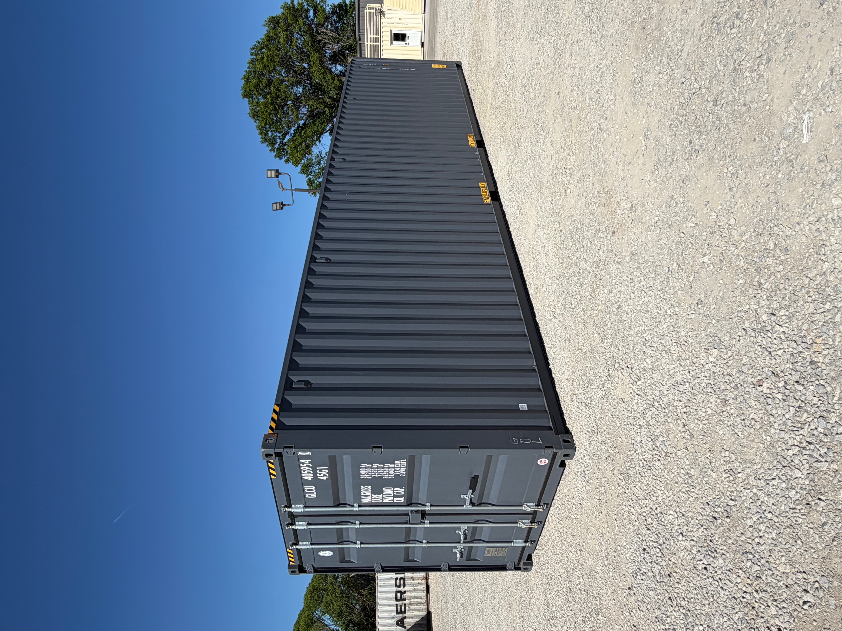 Front corner view of the product