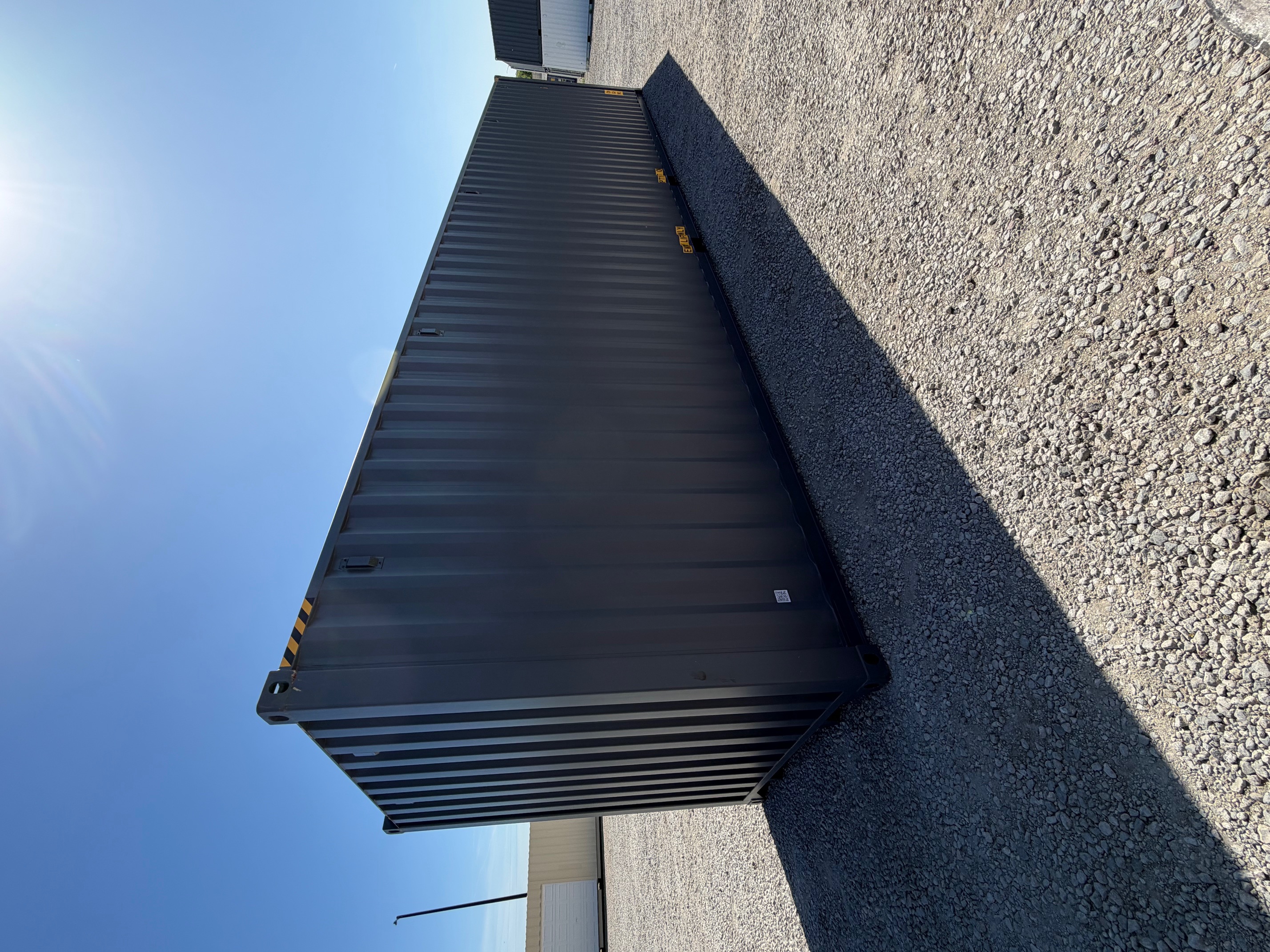 Rear corner view of the product