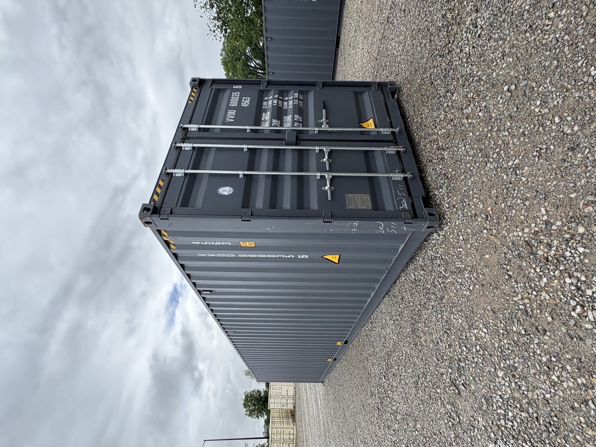Front corner view of the product