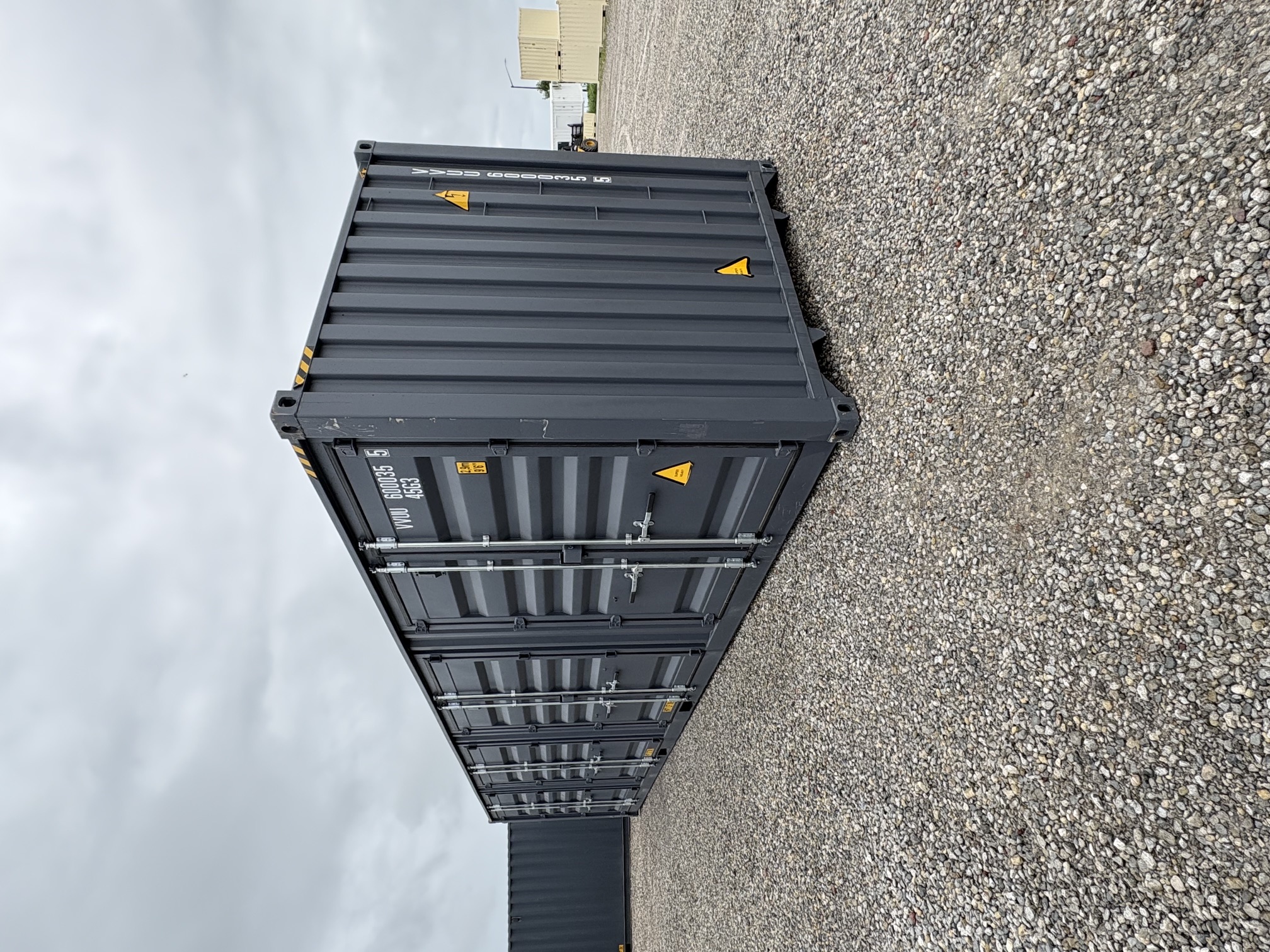 Rear corner view of the product
