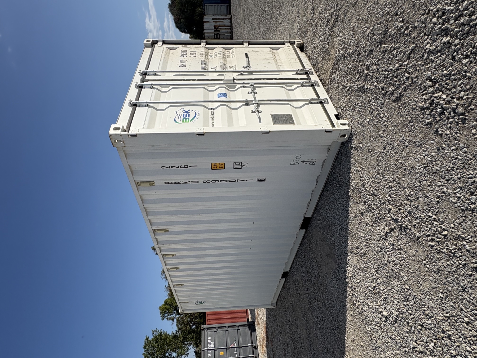 Front corner view of the product