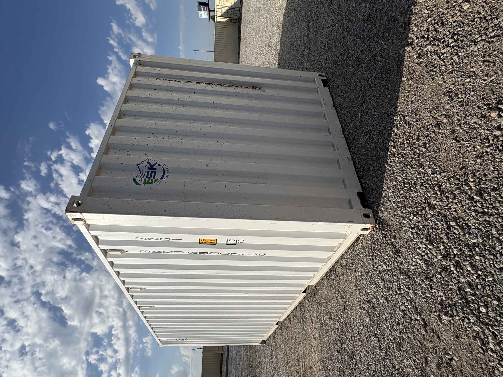 Rear corner view of the product