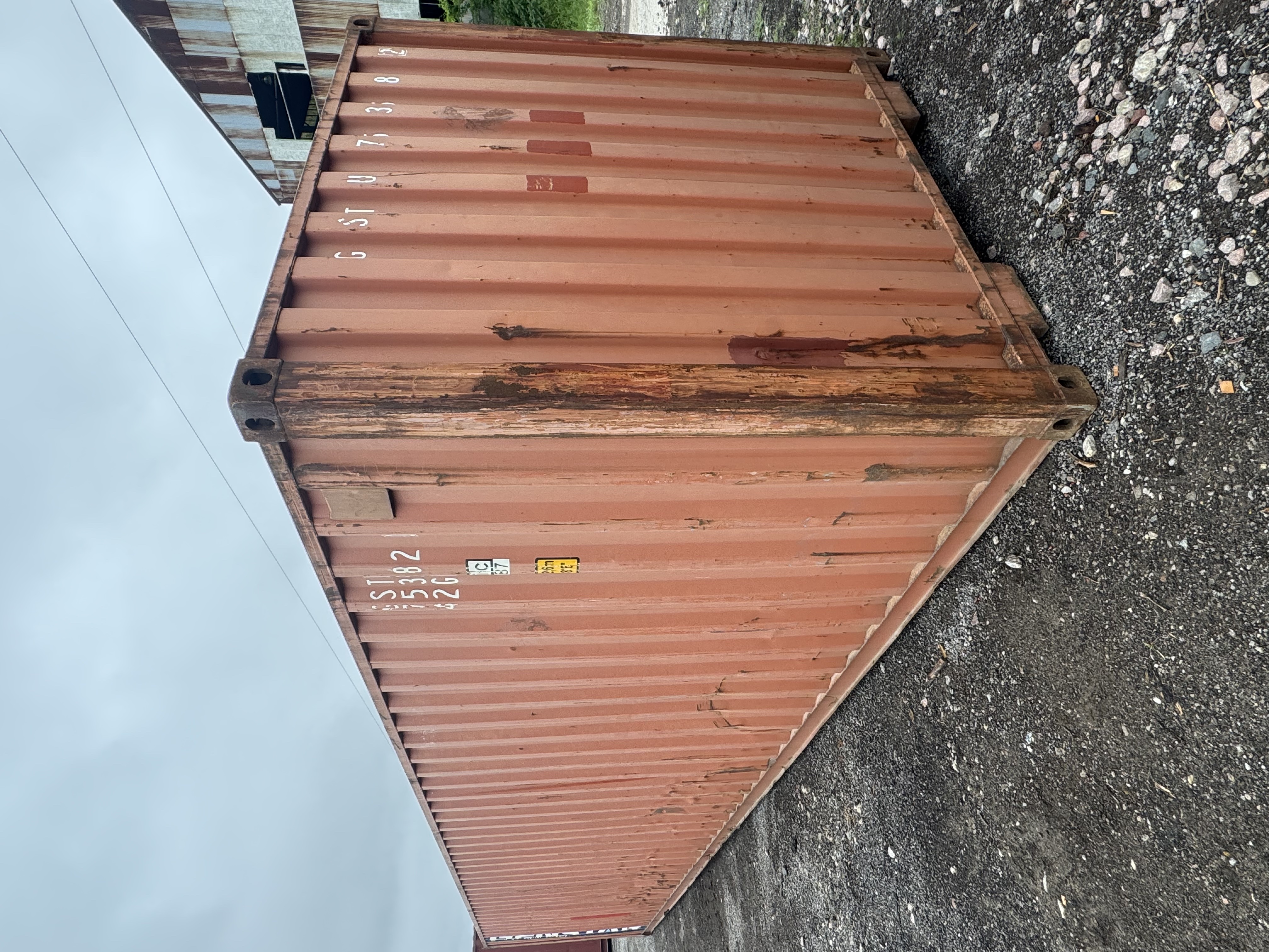 Rear corner view of the product