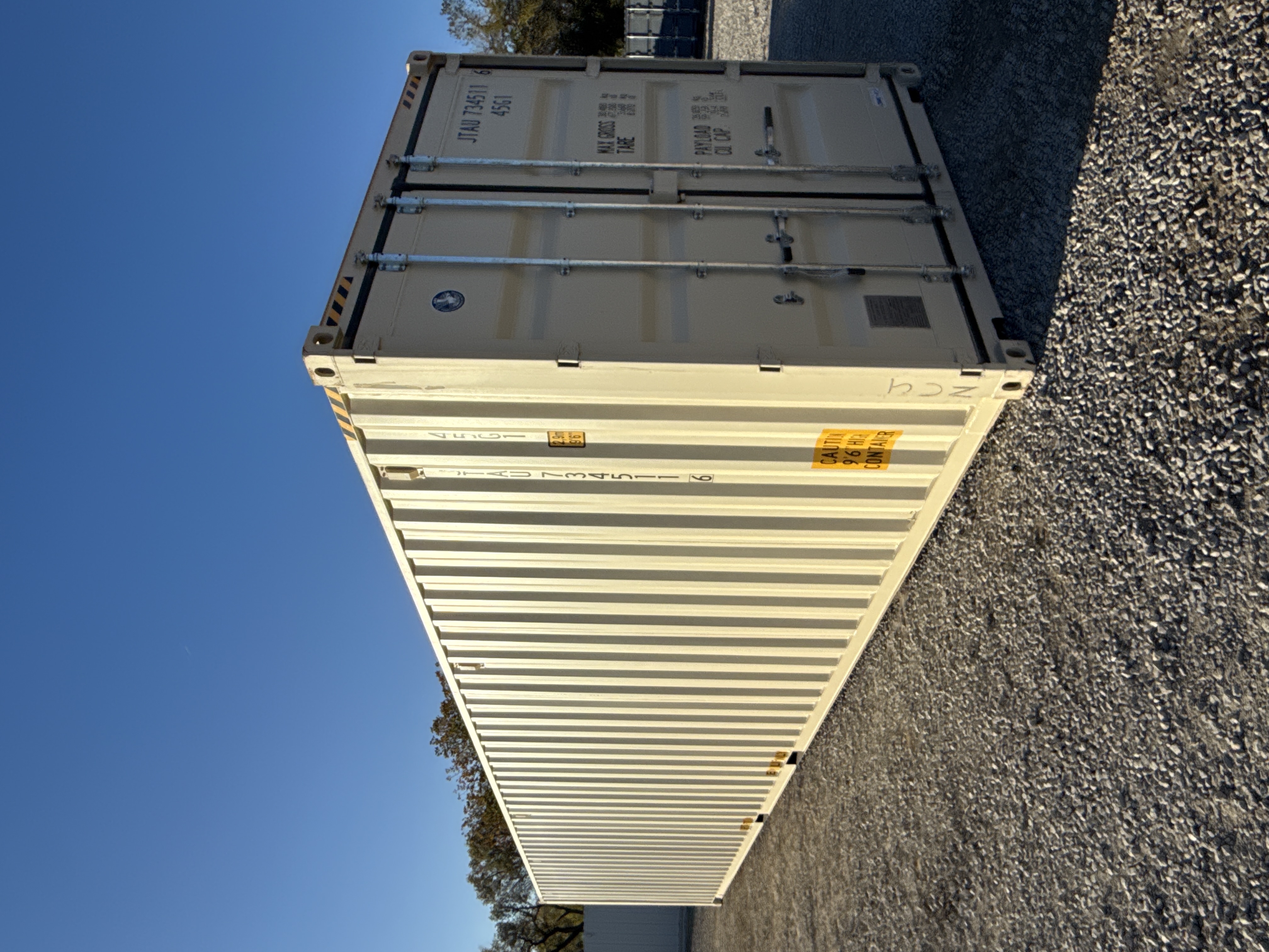 Front corner view of the product