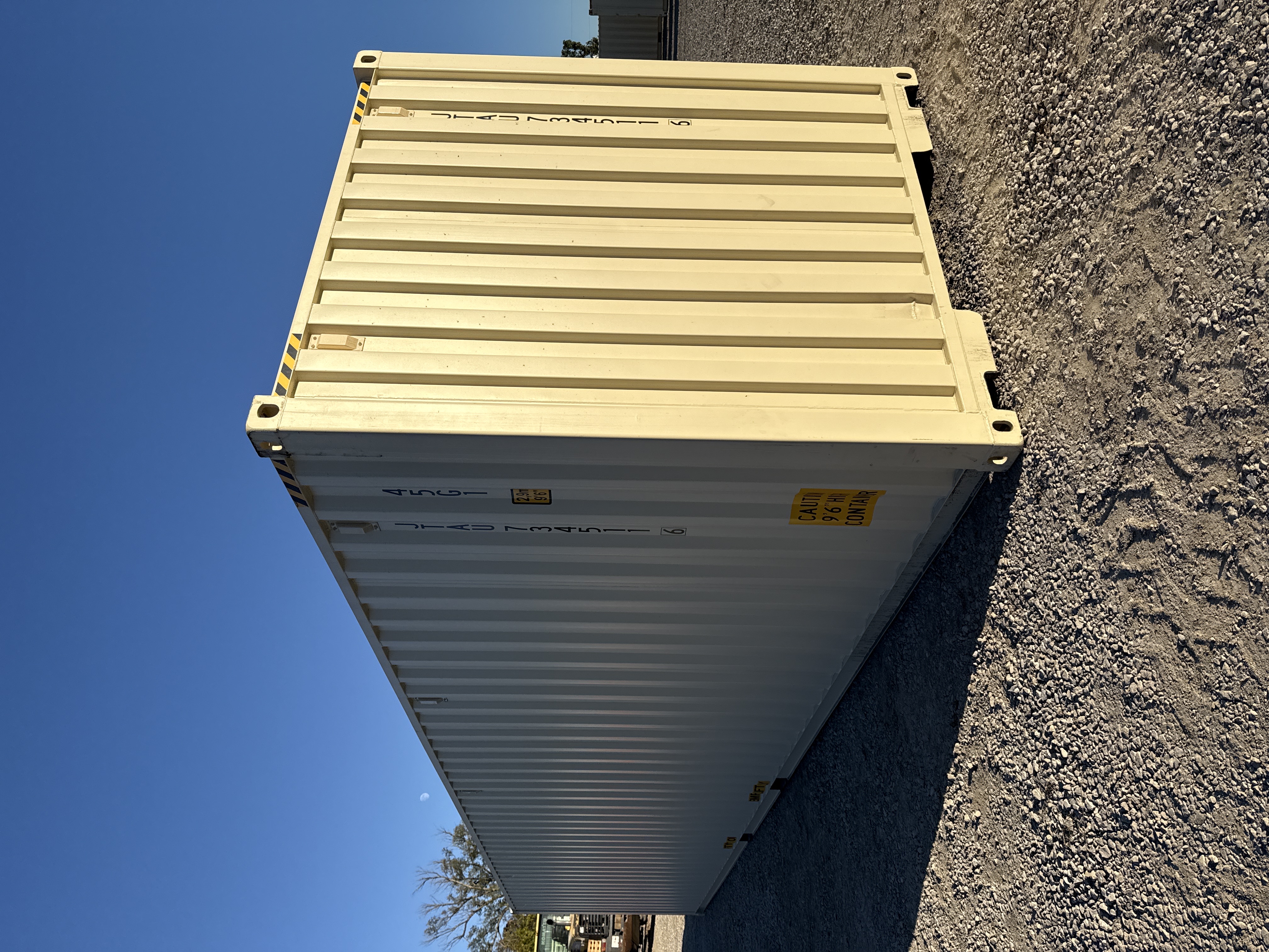 Rear corner view of the product