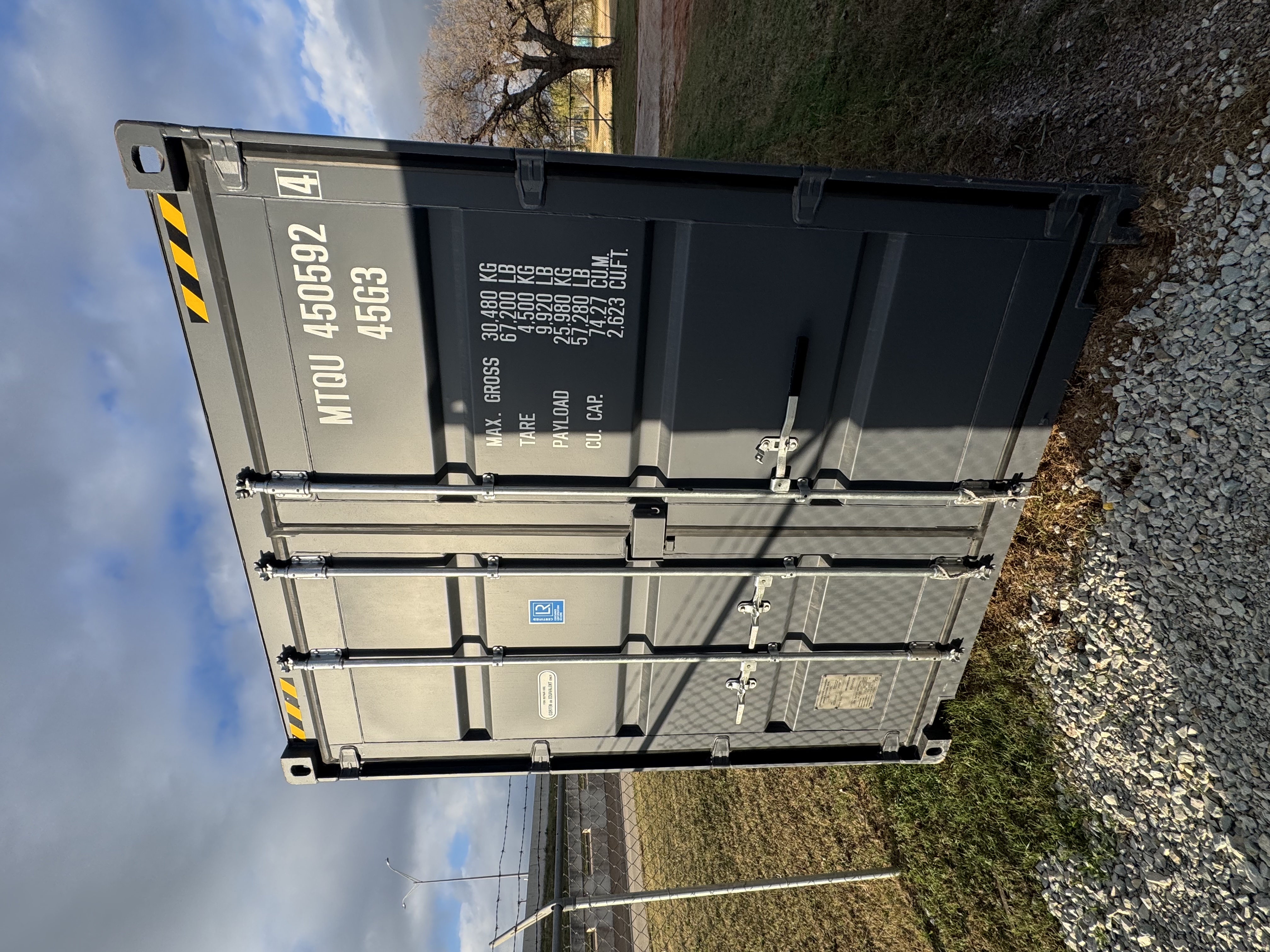 Rear corner view of the product