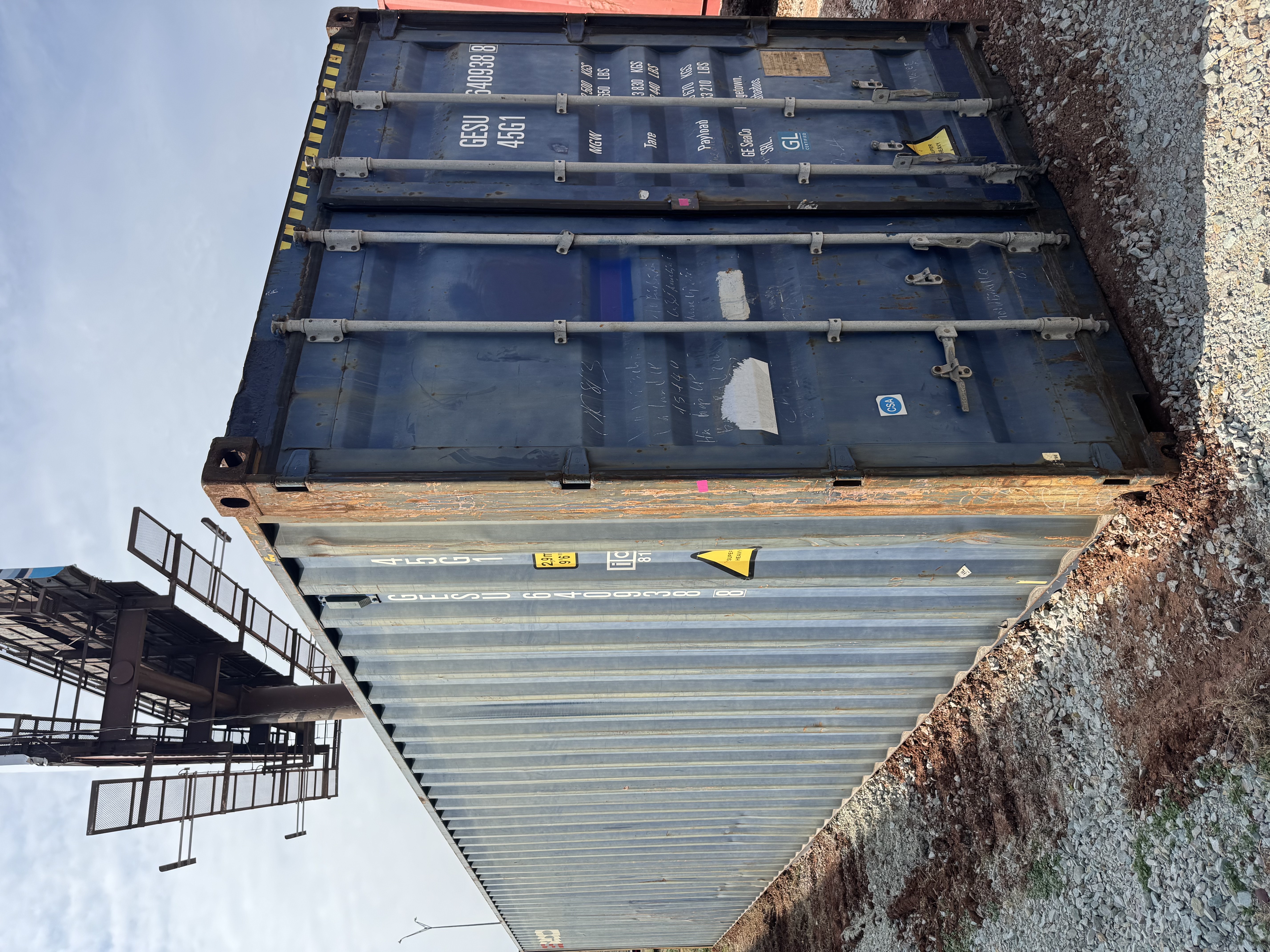 Front corner view of the product