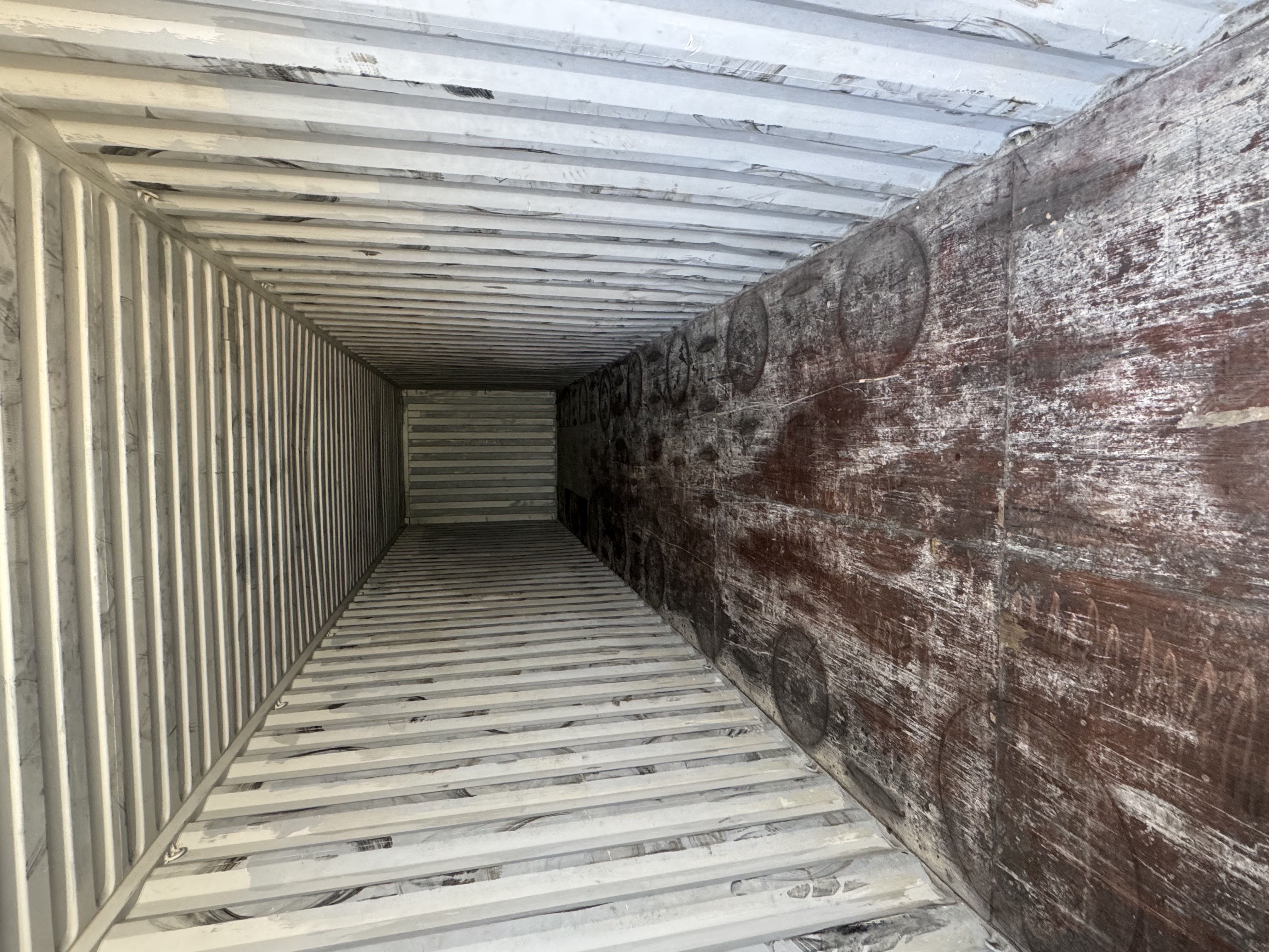 Rear corner view of the product