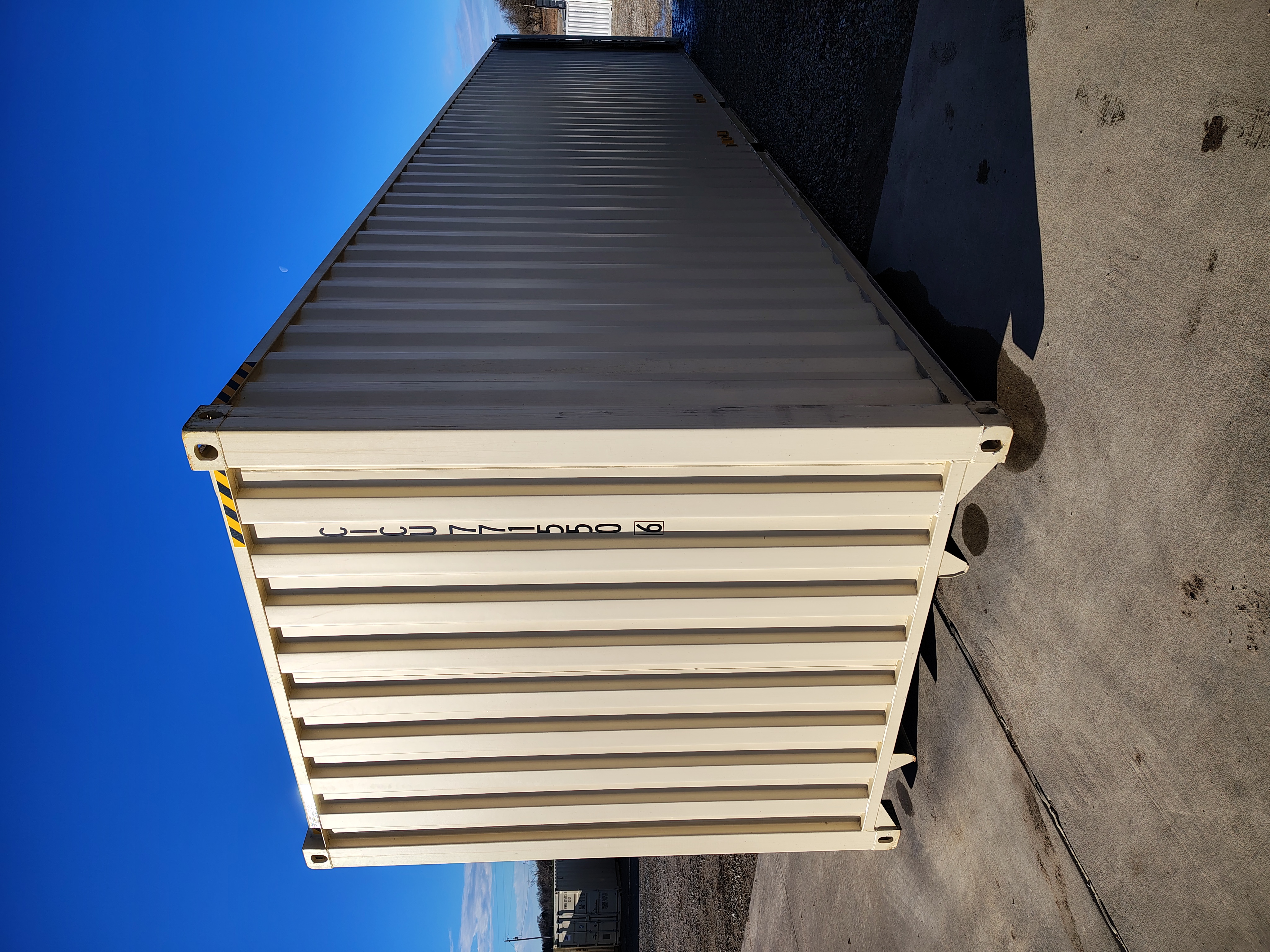 Rear corner view of the product