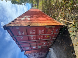 Front corner view of the product