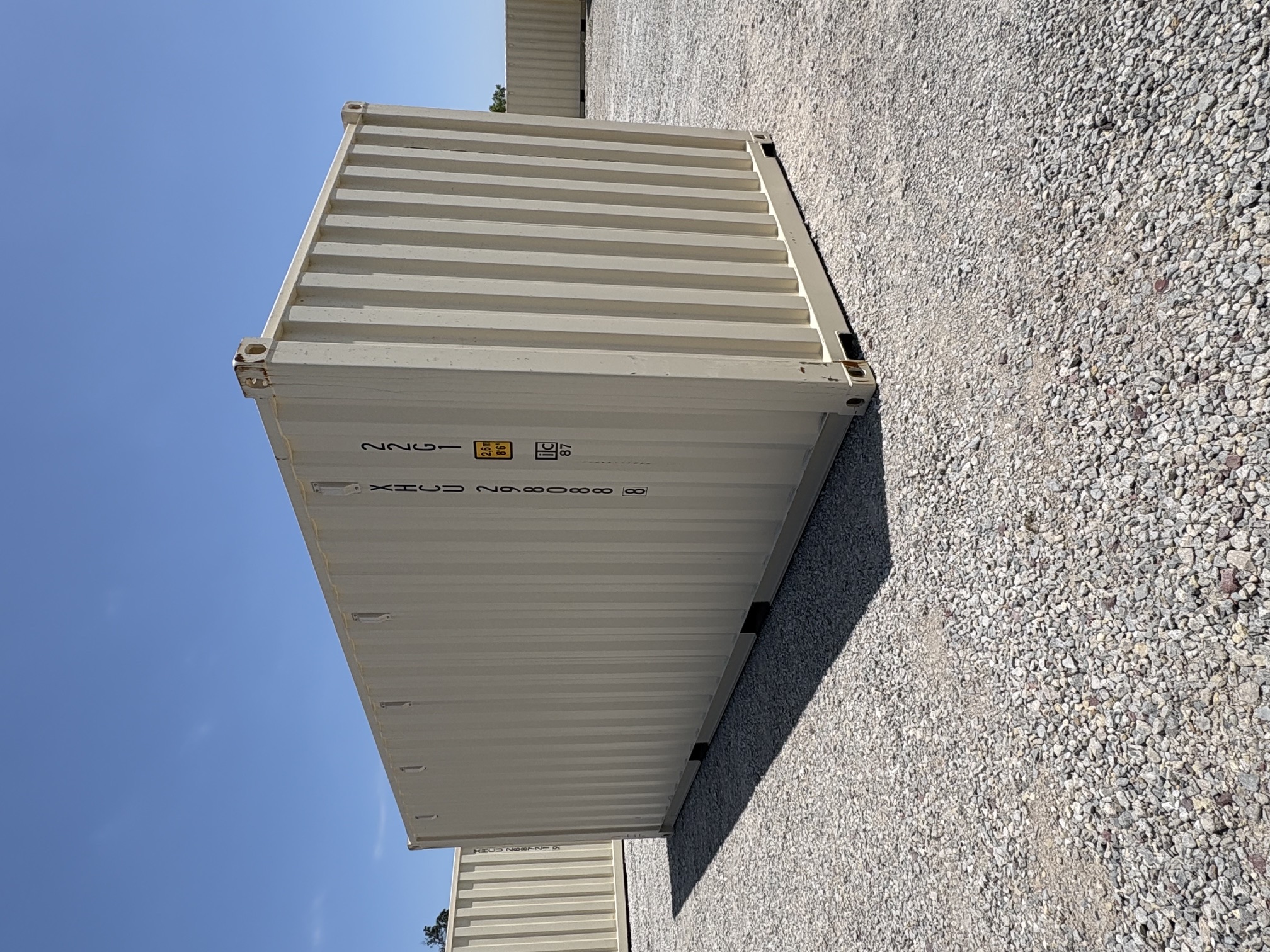 Rear corner view of the product