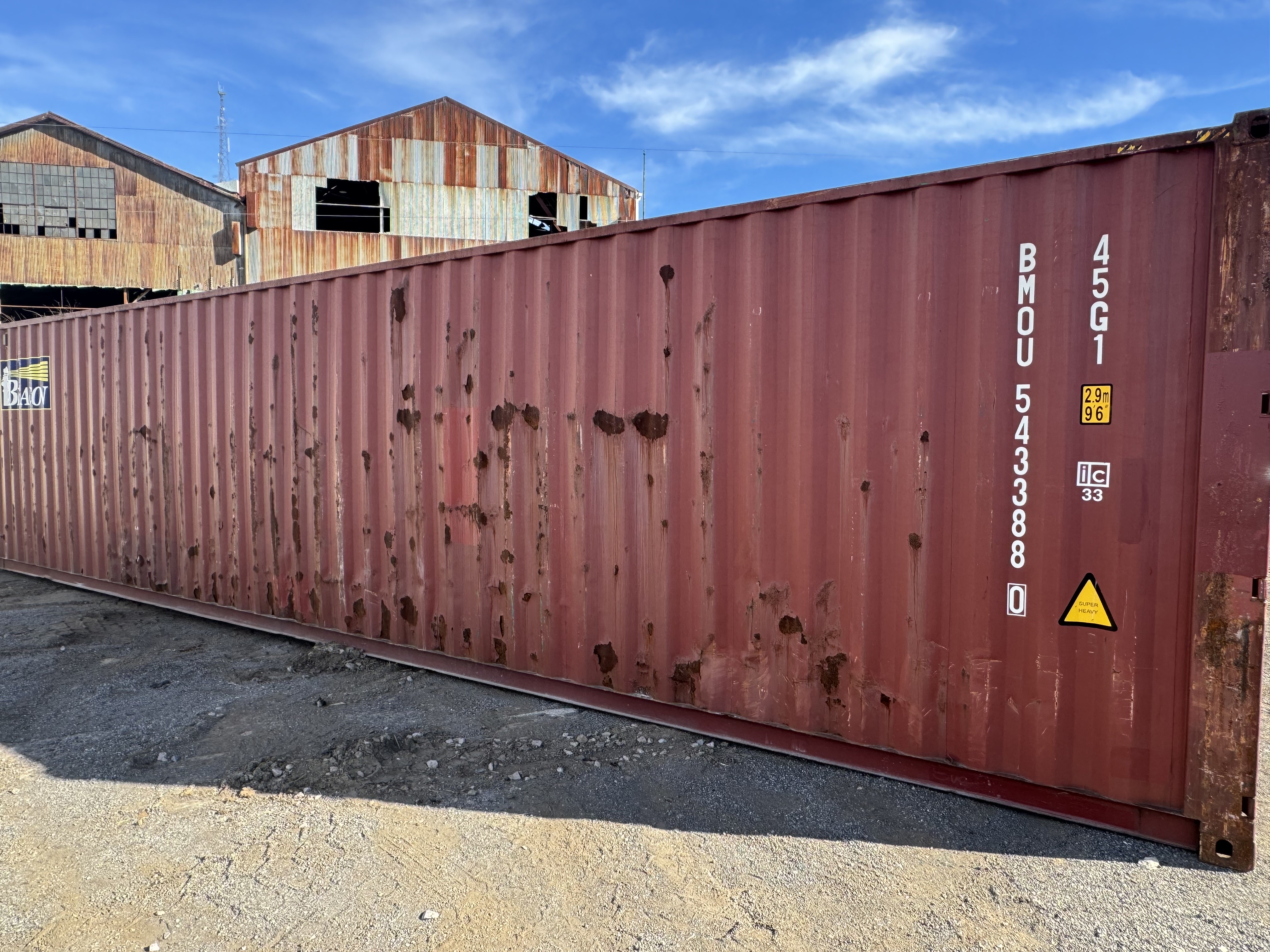 Rear corner view of the product