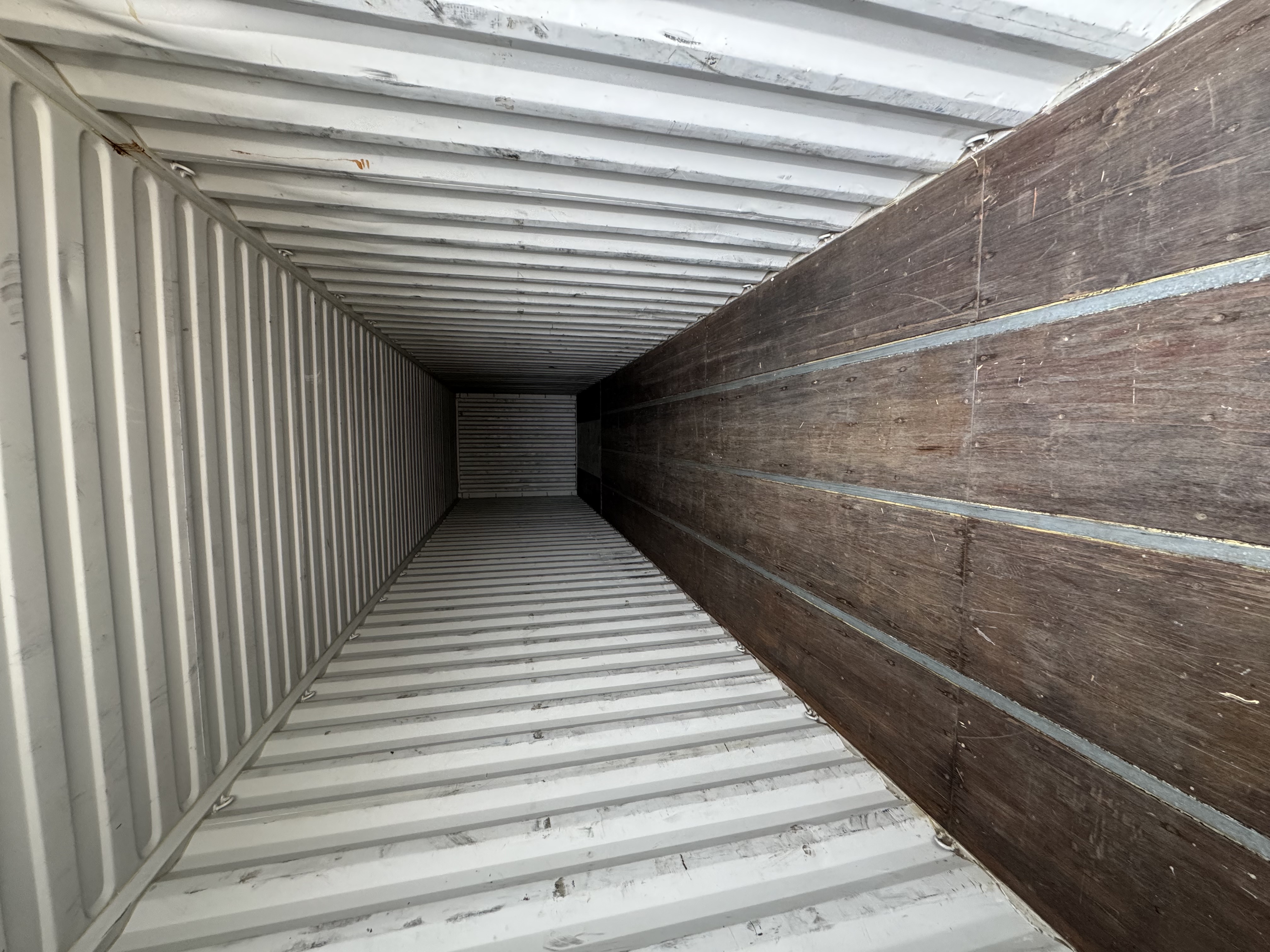 Rear corner view of the product