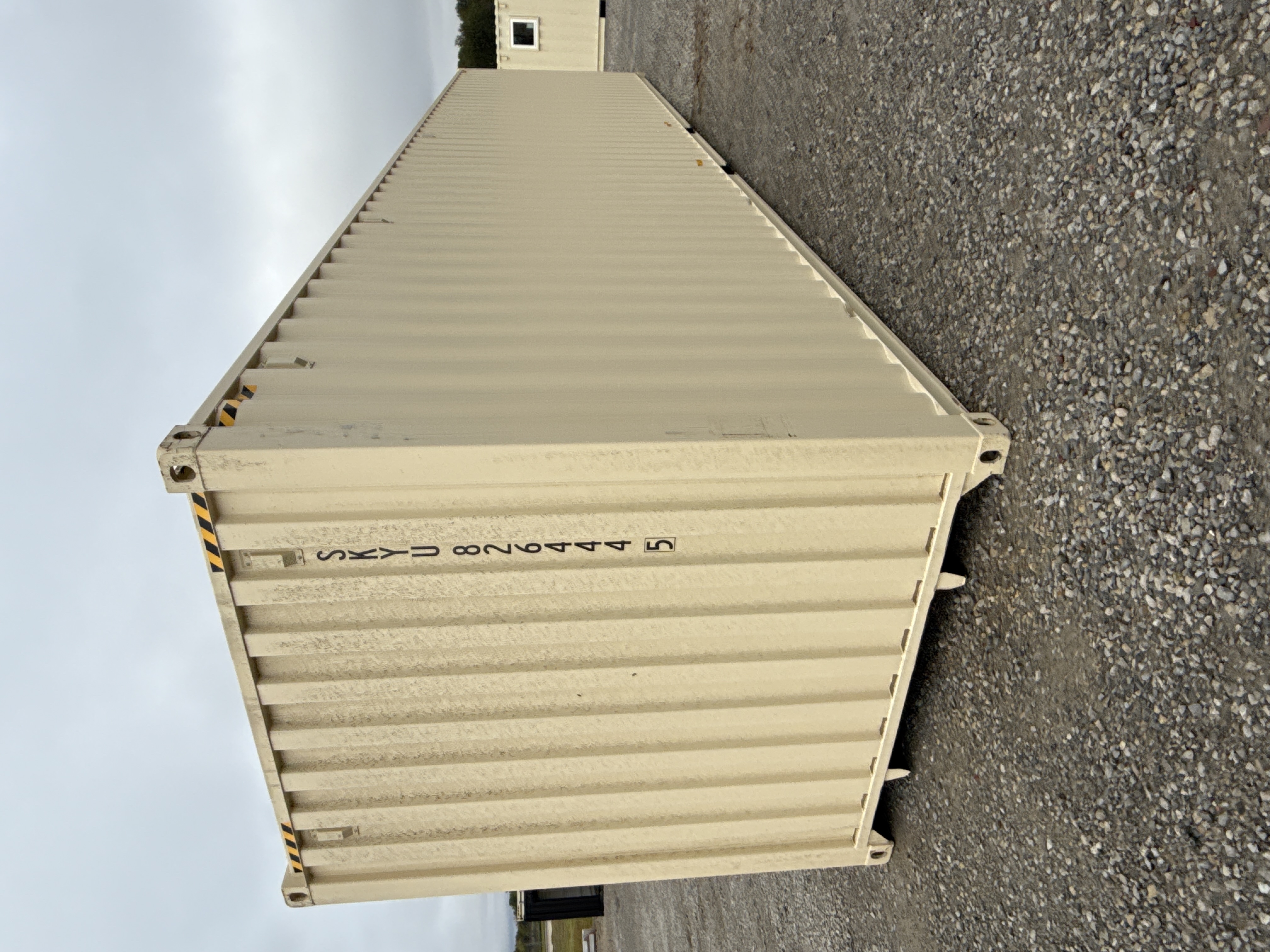 Rear corner view of the product