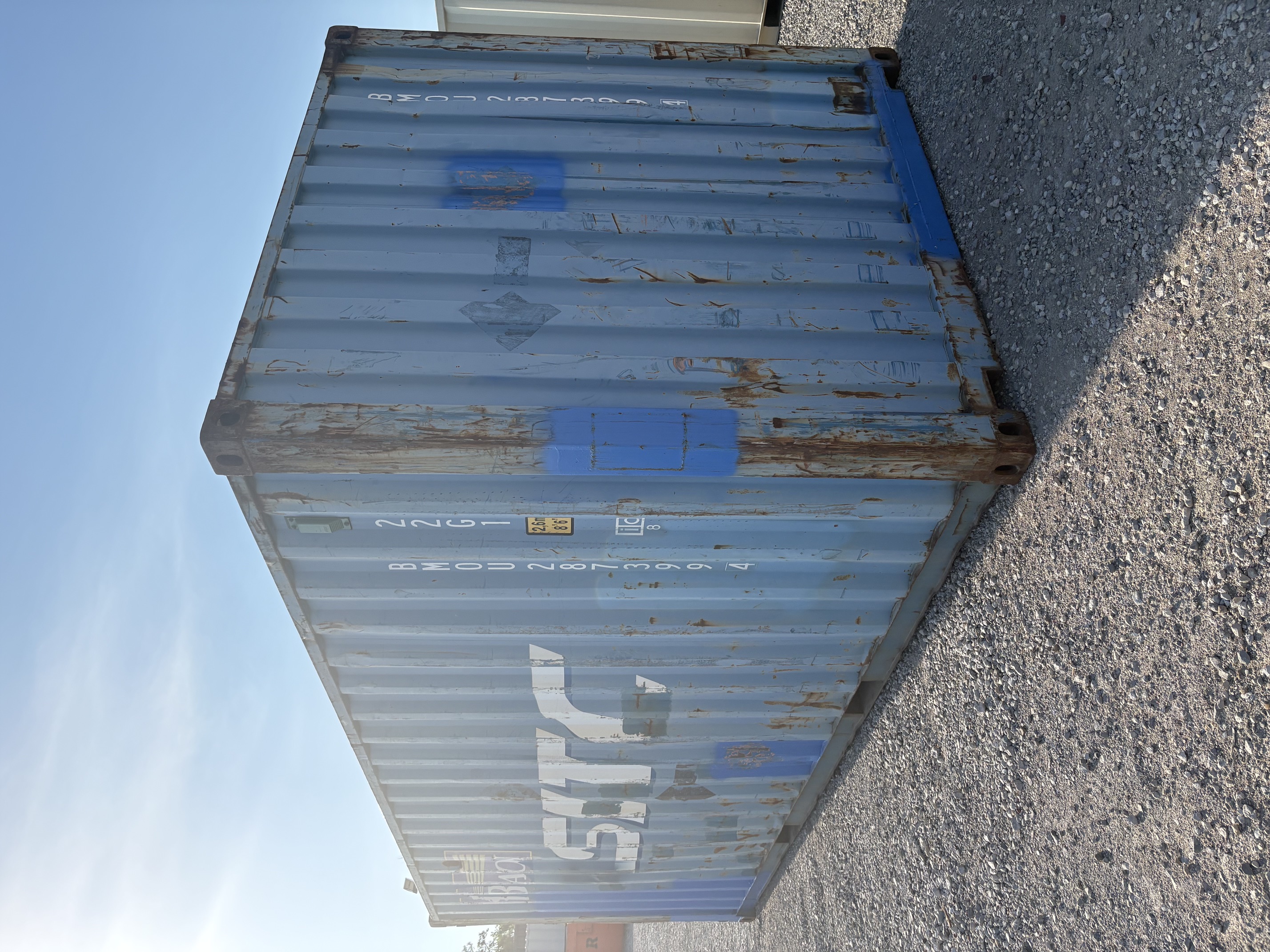 Rear corner view of the product