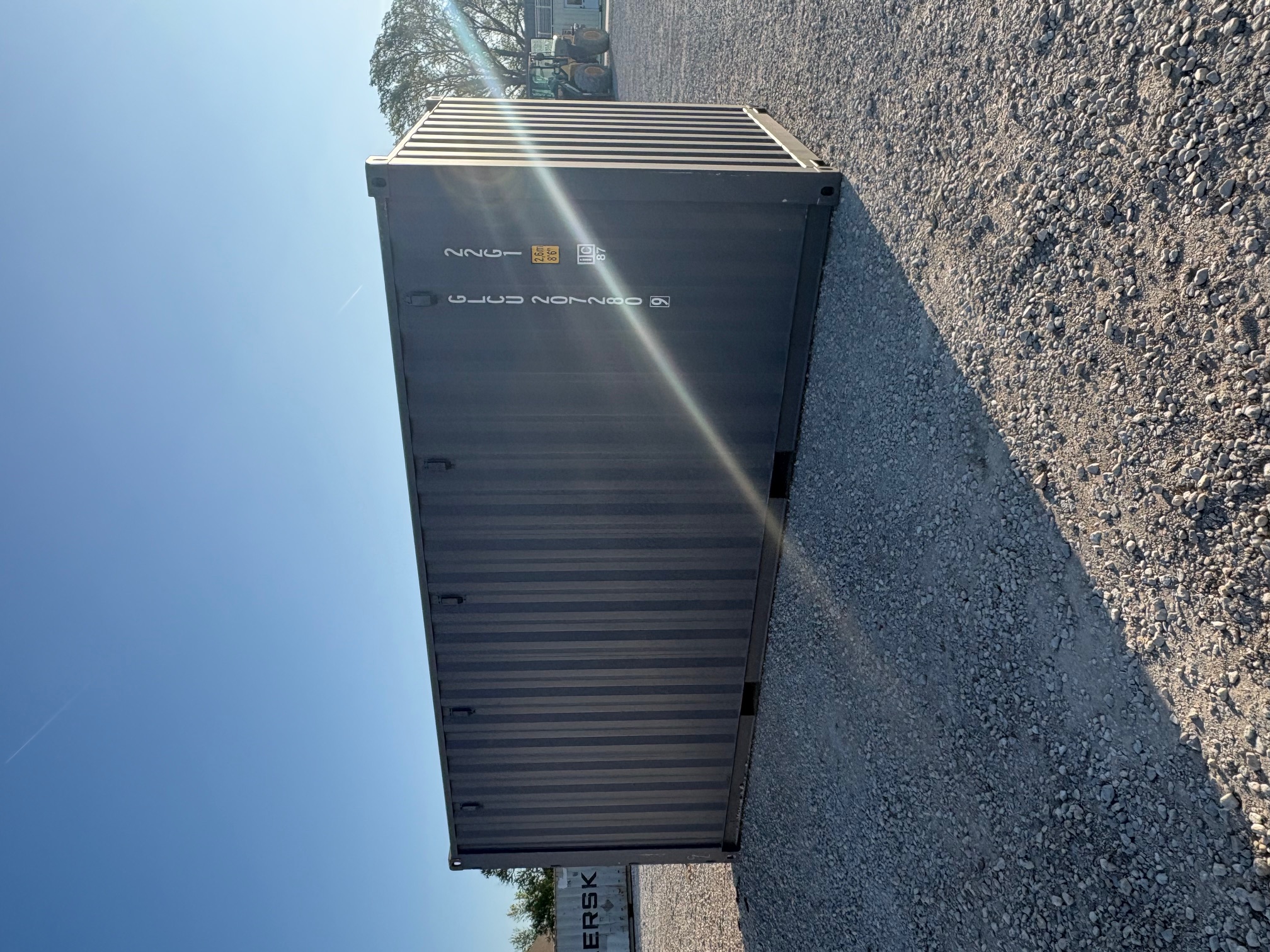 Rear corner view of the product