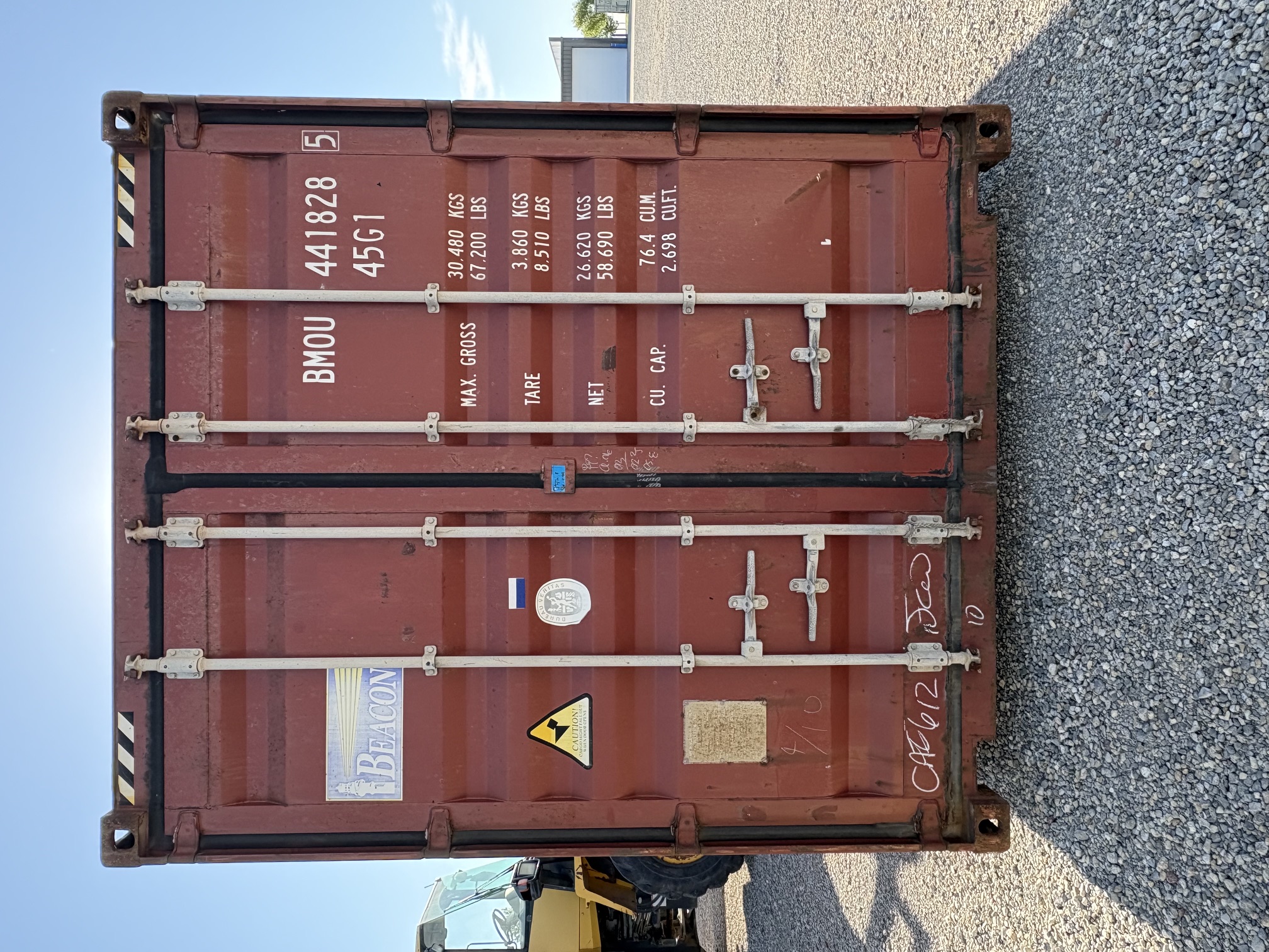 Front view of the product