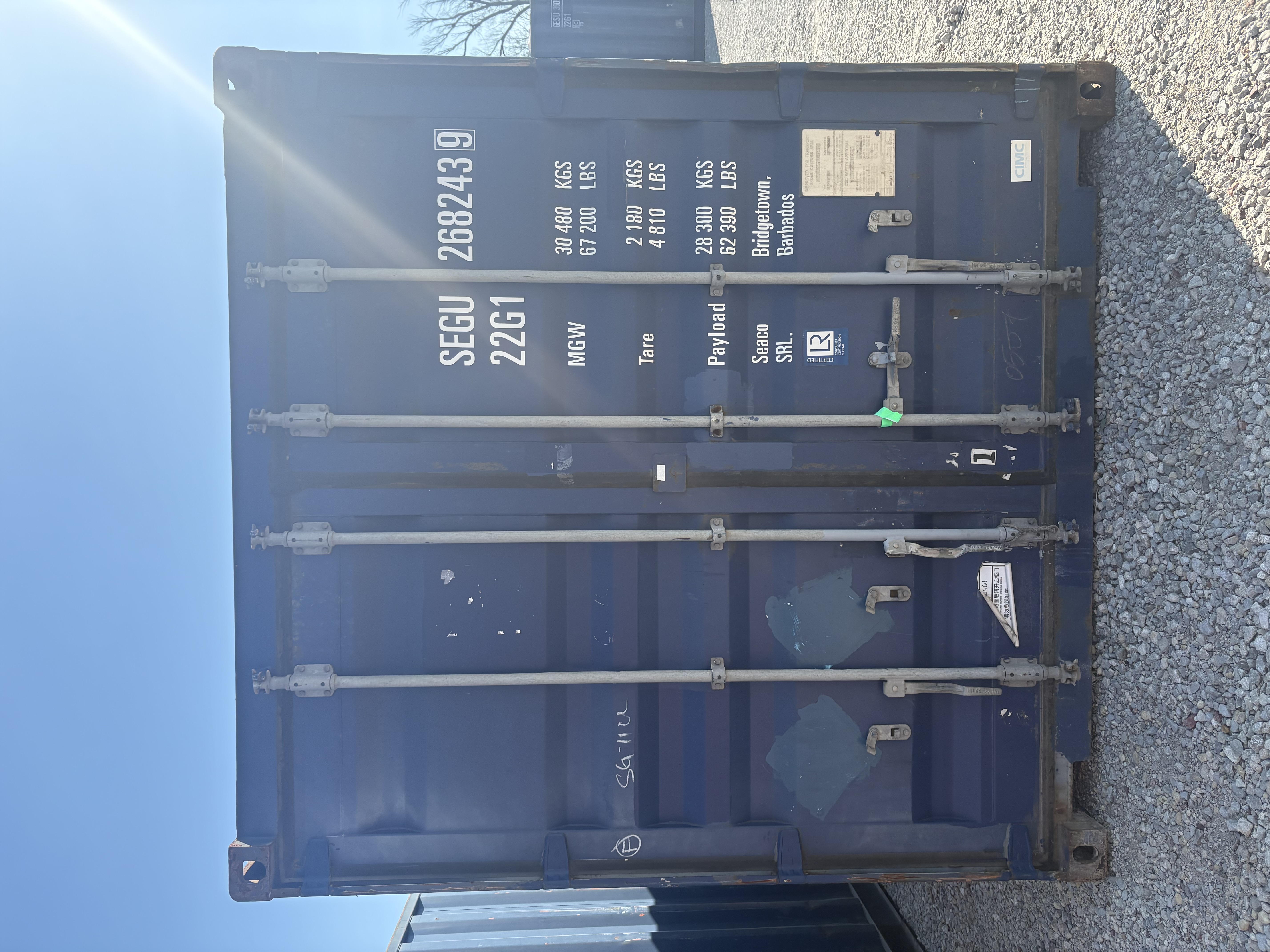 Front view of the product