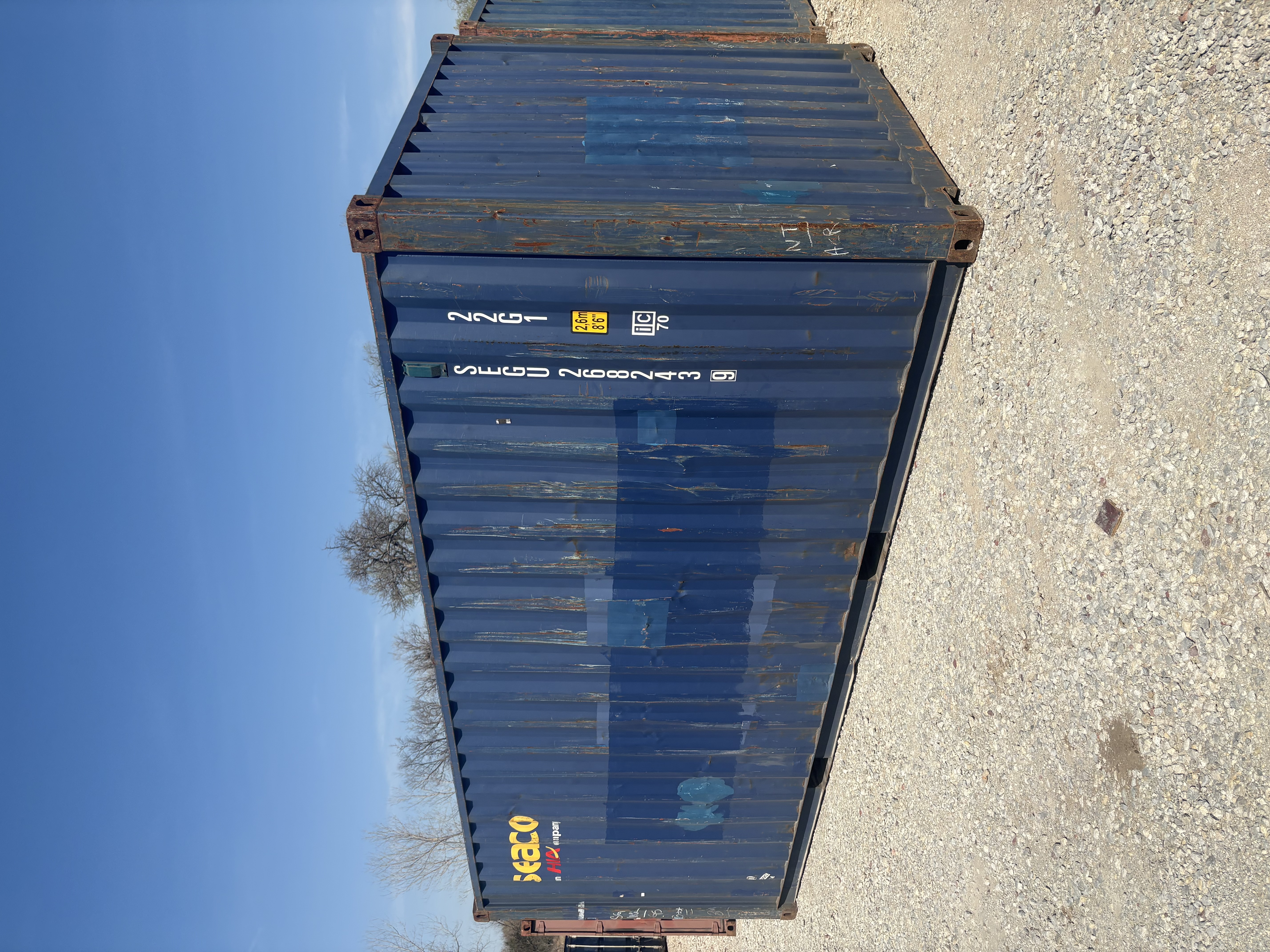 Rear corner view of the product