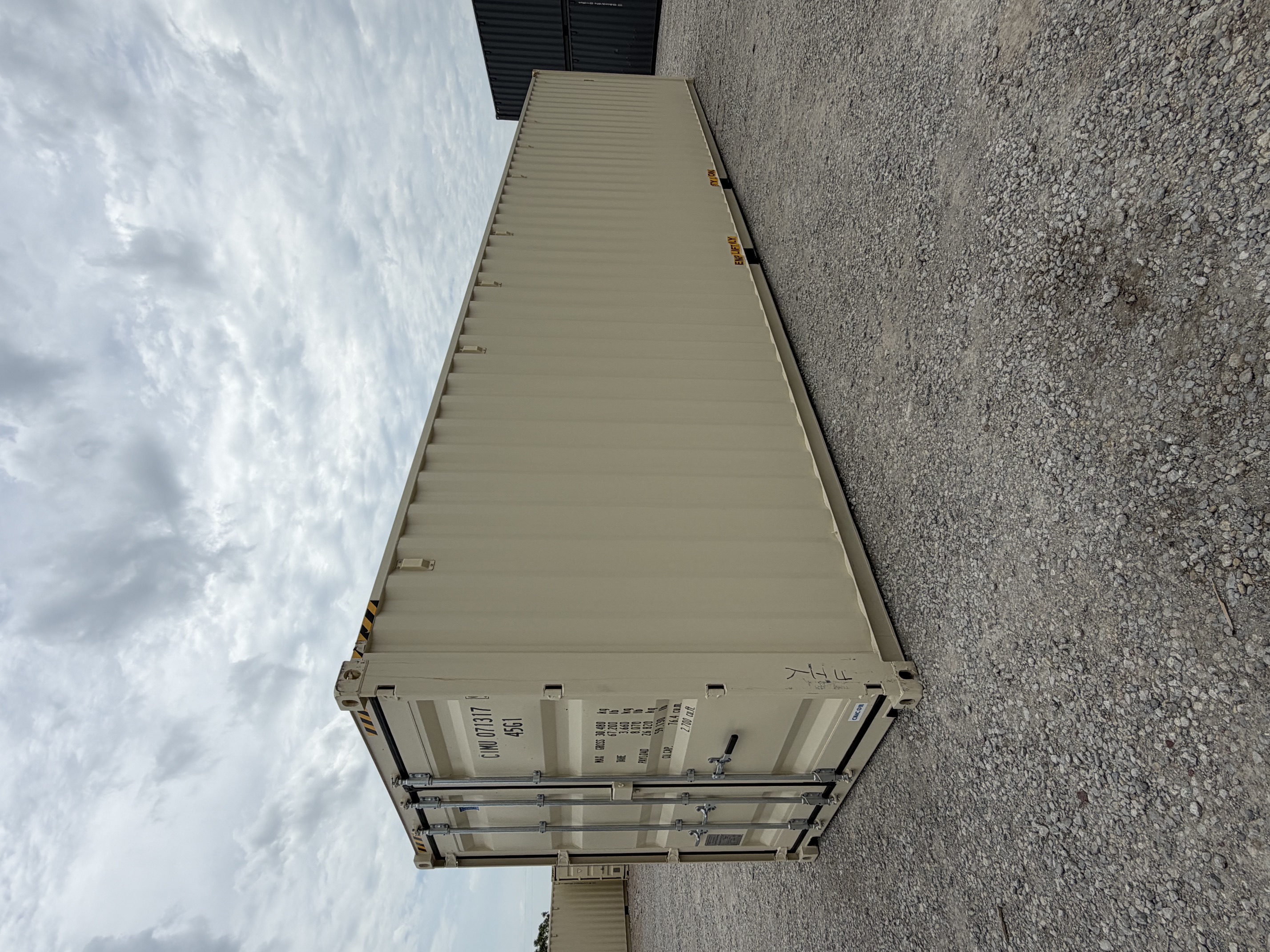 Front corner view of the product
