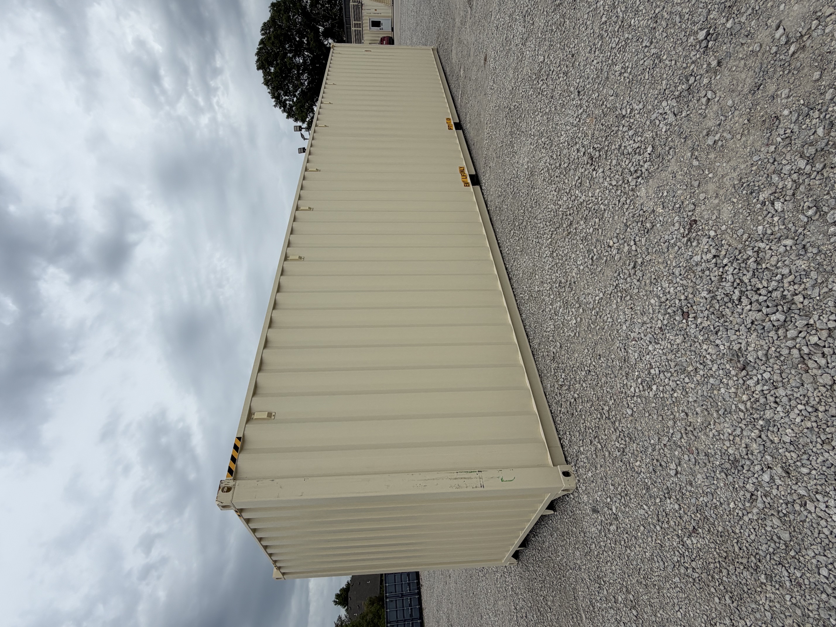 Rear corner view of the product