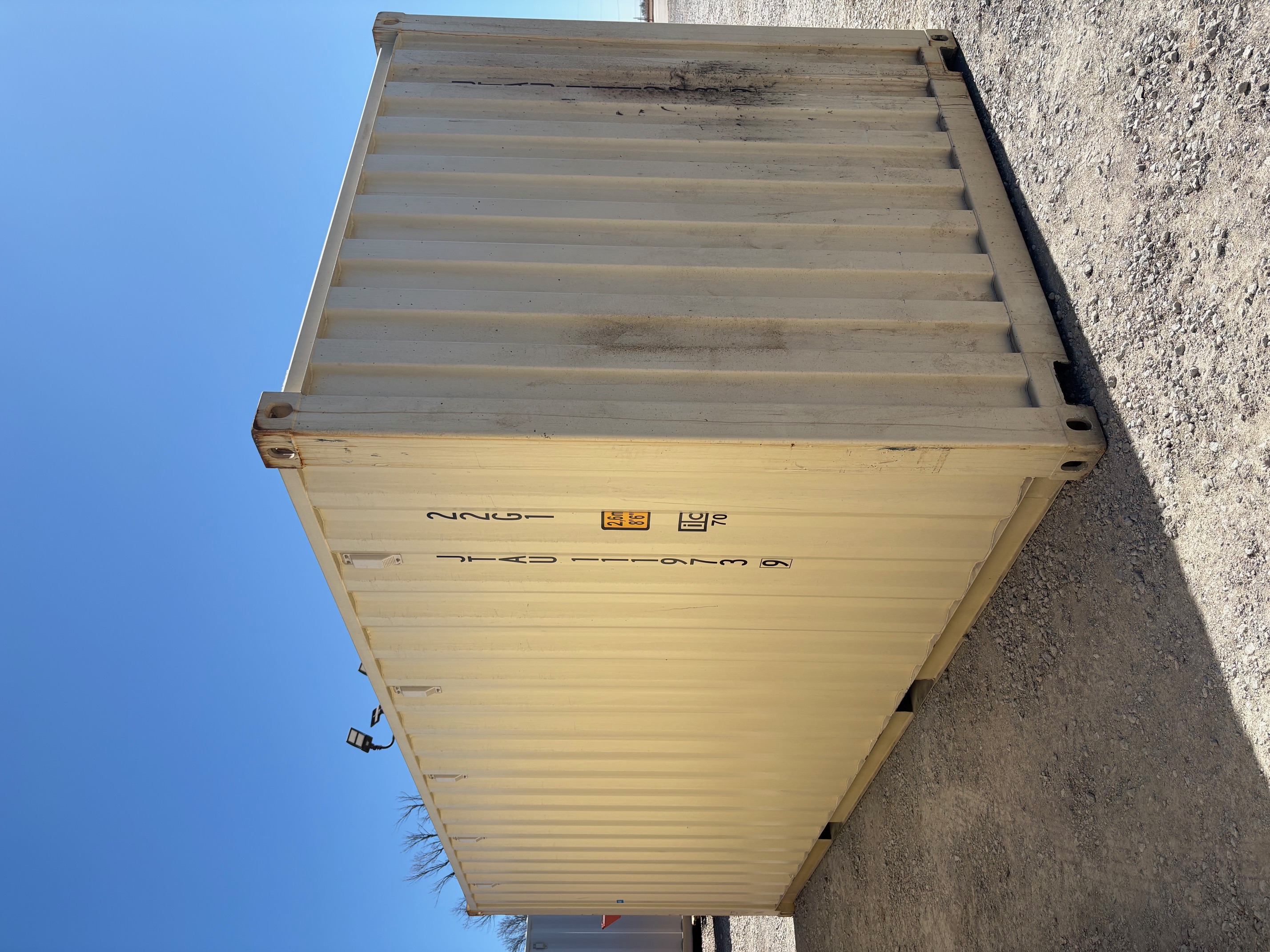 Rear corner view of the product