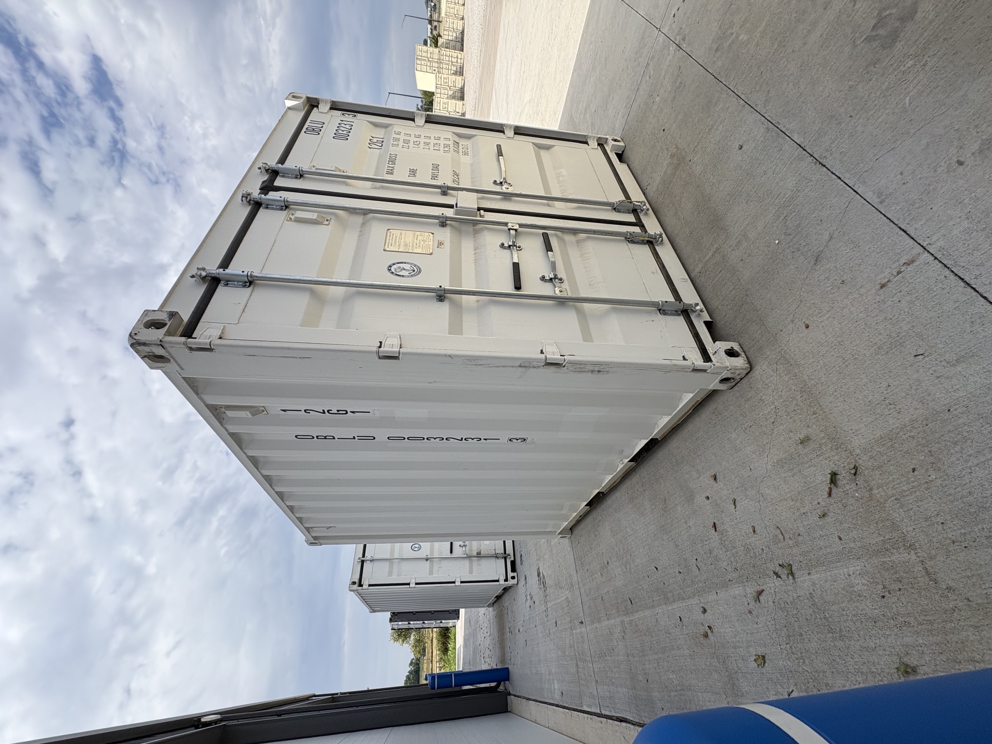 Front corner view of the product