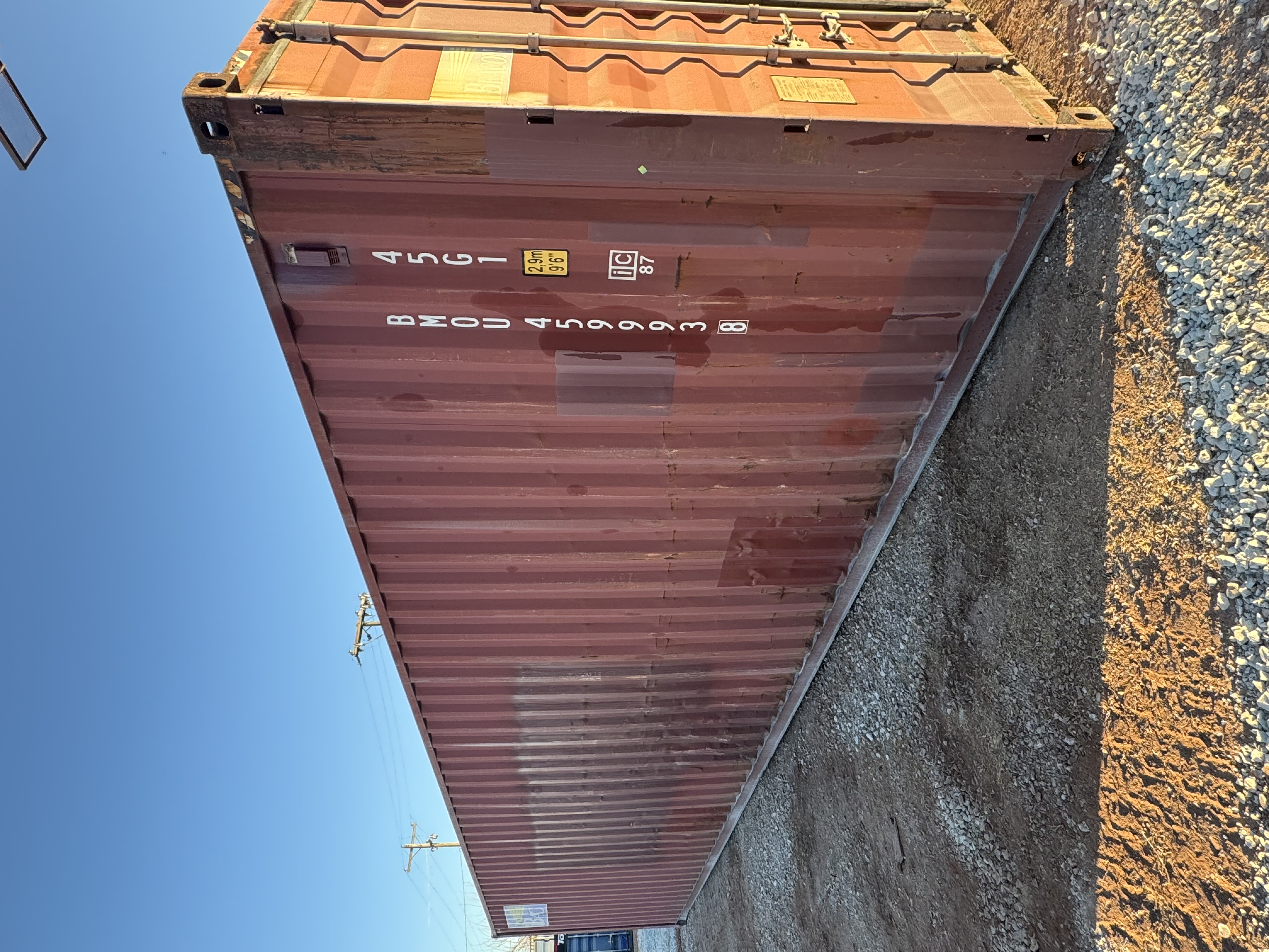 Front corner view of the product