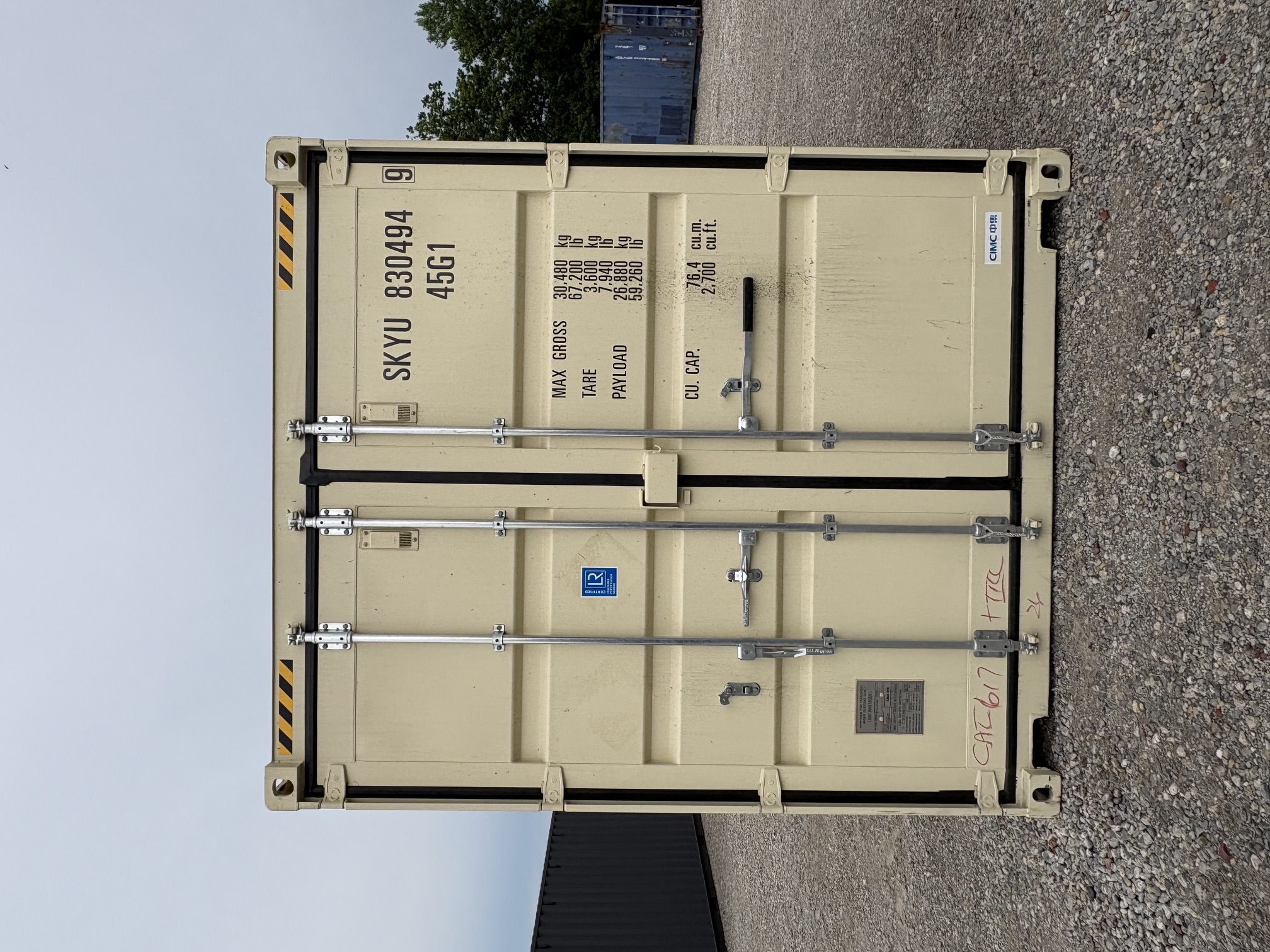 Front view of the product