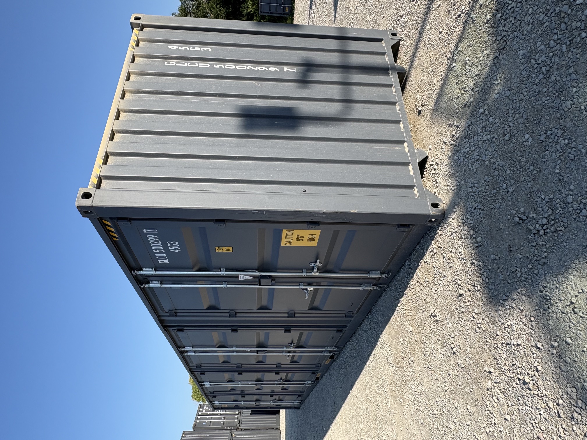 Rear corner view of the product